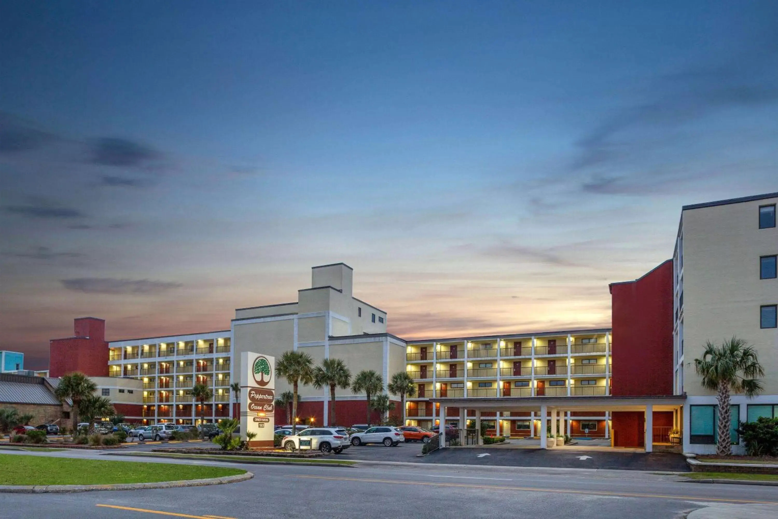 Property building in Ocean Club Resort Myrtle Beach a Ramada by Wyndham Property building in Ocean Club Resort Myrtle Beach a Ramada by Wyndham