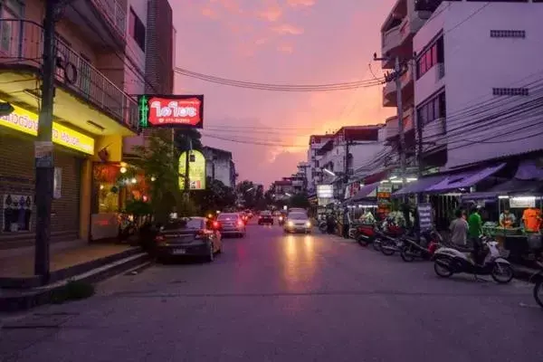 Street view in Nana Buri Hotel