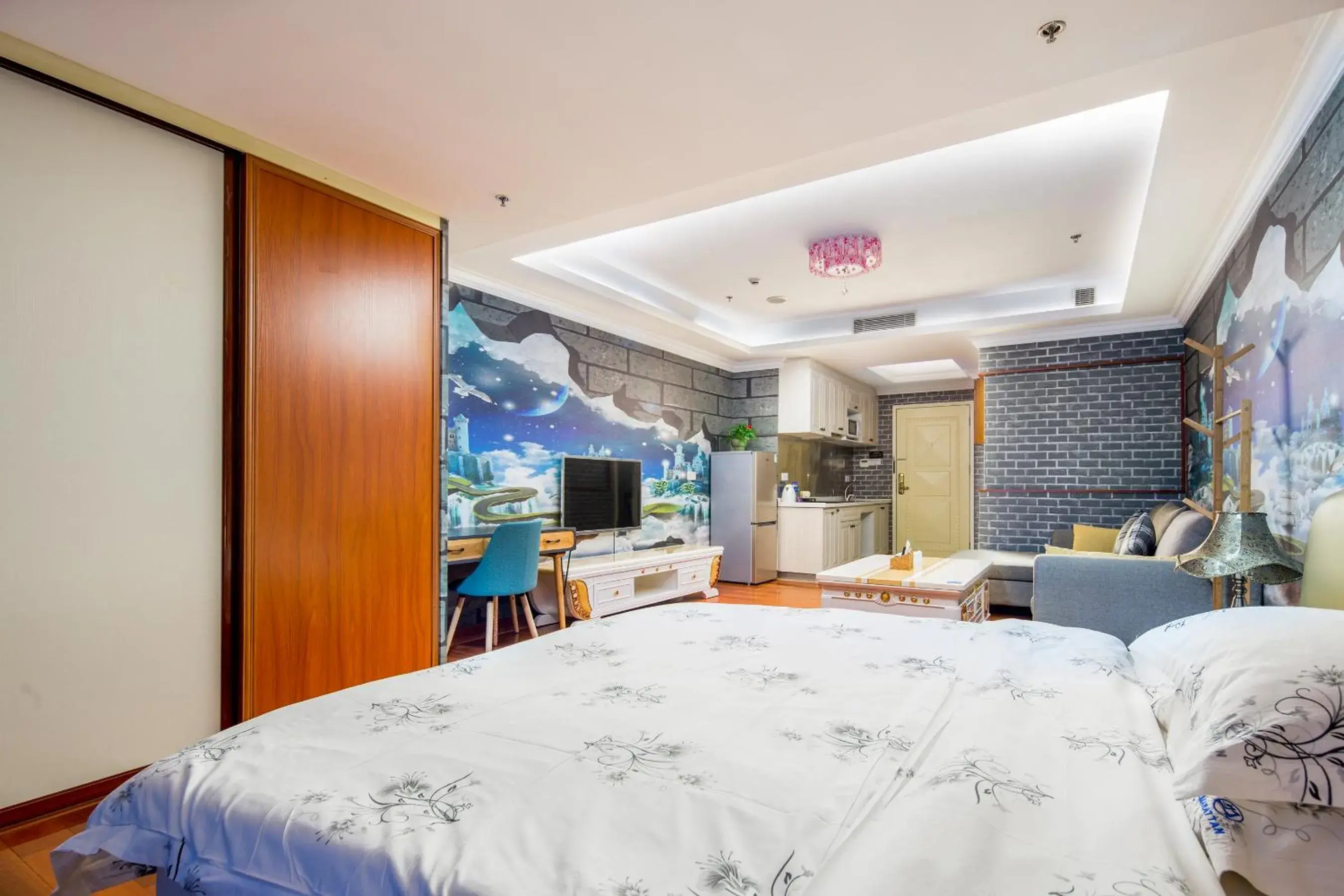 bunk bed in Guangzhou Manhattan International Apartment Zhengjia Branch