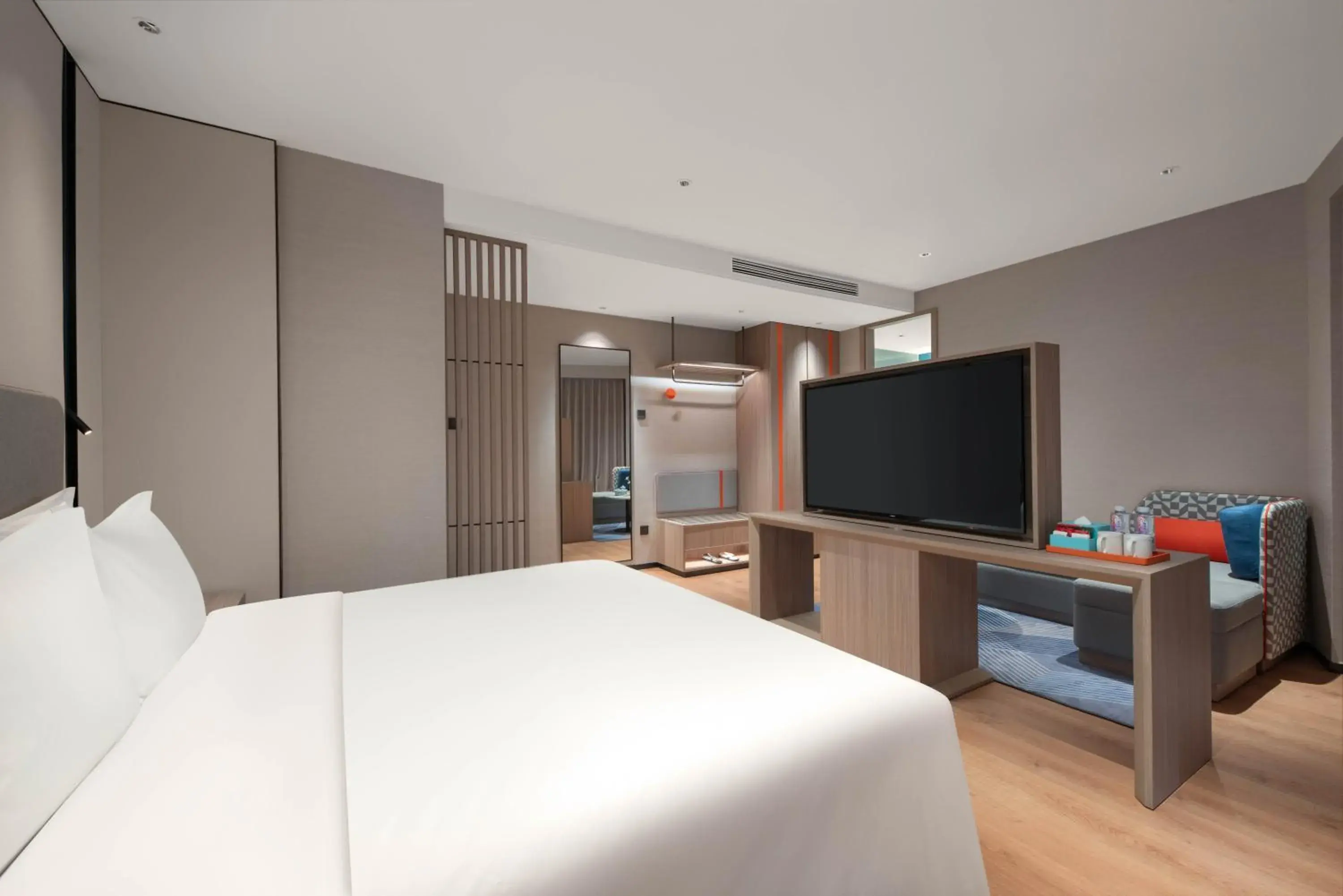 Bedroom, Bed in Holiday Inn Express Shantou Chenghai