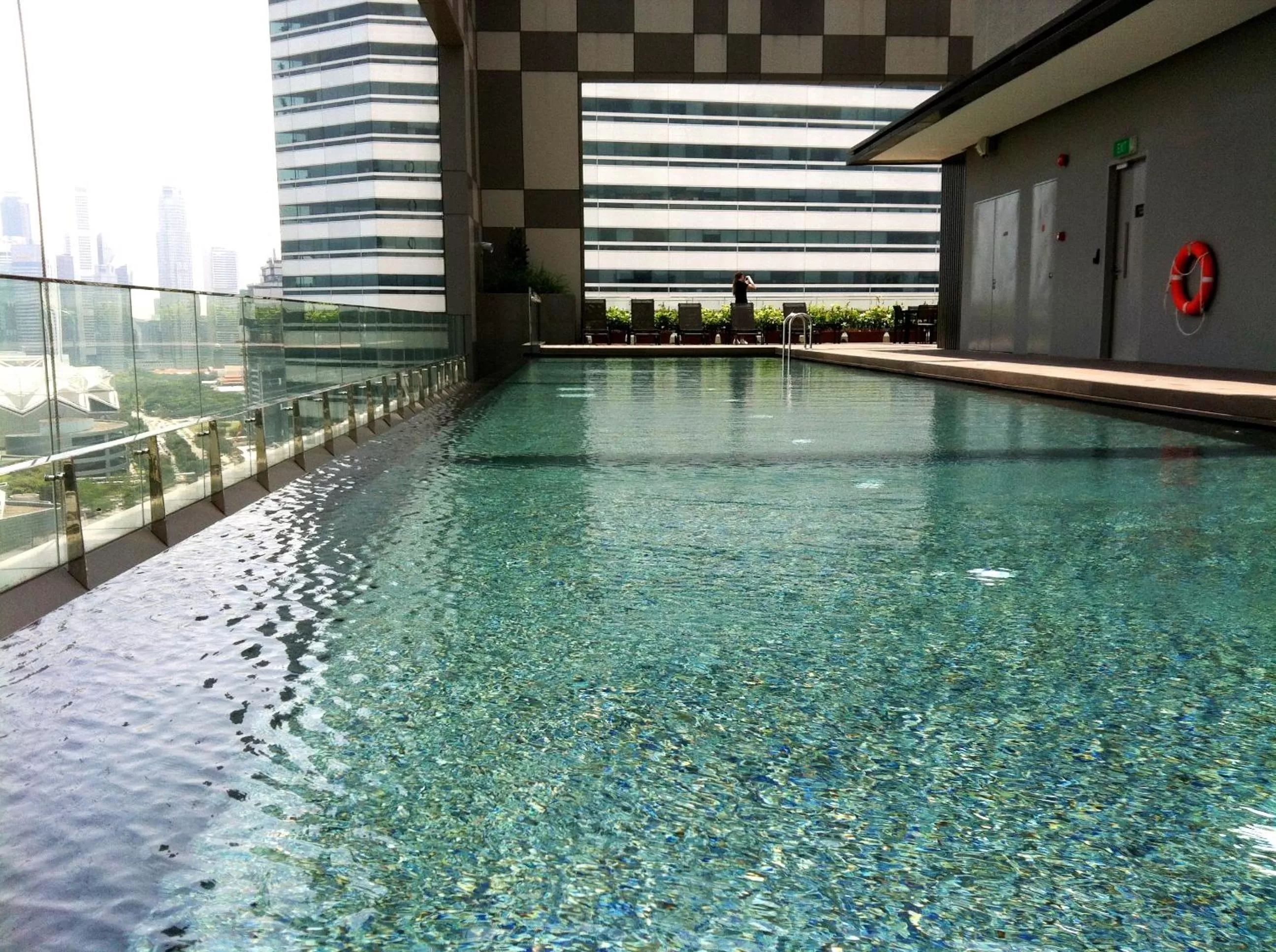 Swimming pool in Pan Pacific Serviced Suites Beach Road, Singapore