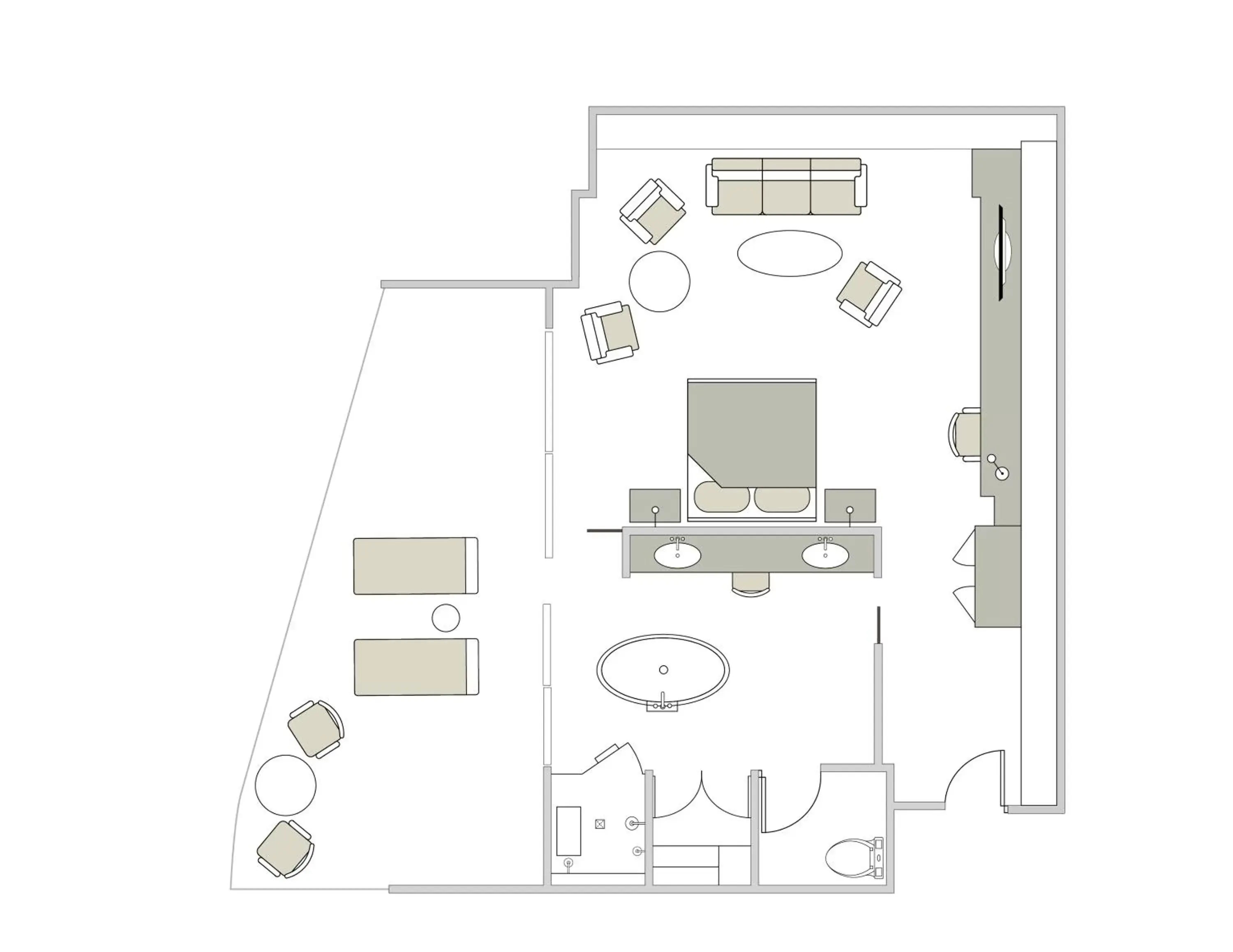 Floor Plan in The Guitar Hotel at Seminole Hard Rock Hotel & Casino