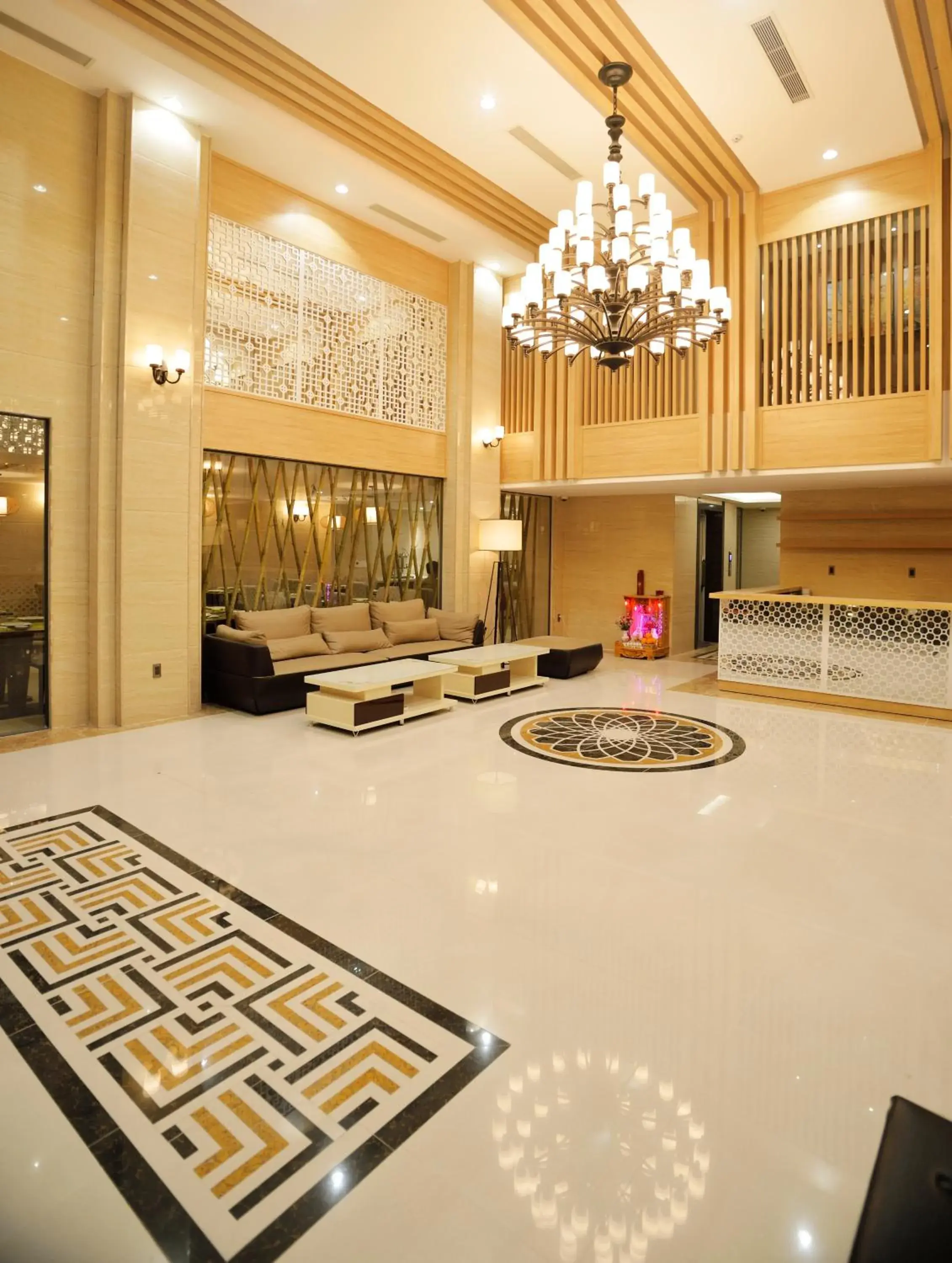 Lobby or reception in Aiden Saigon Hotel