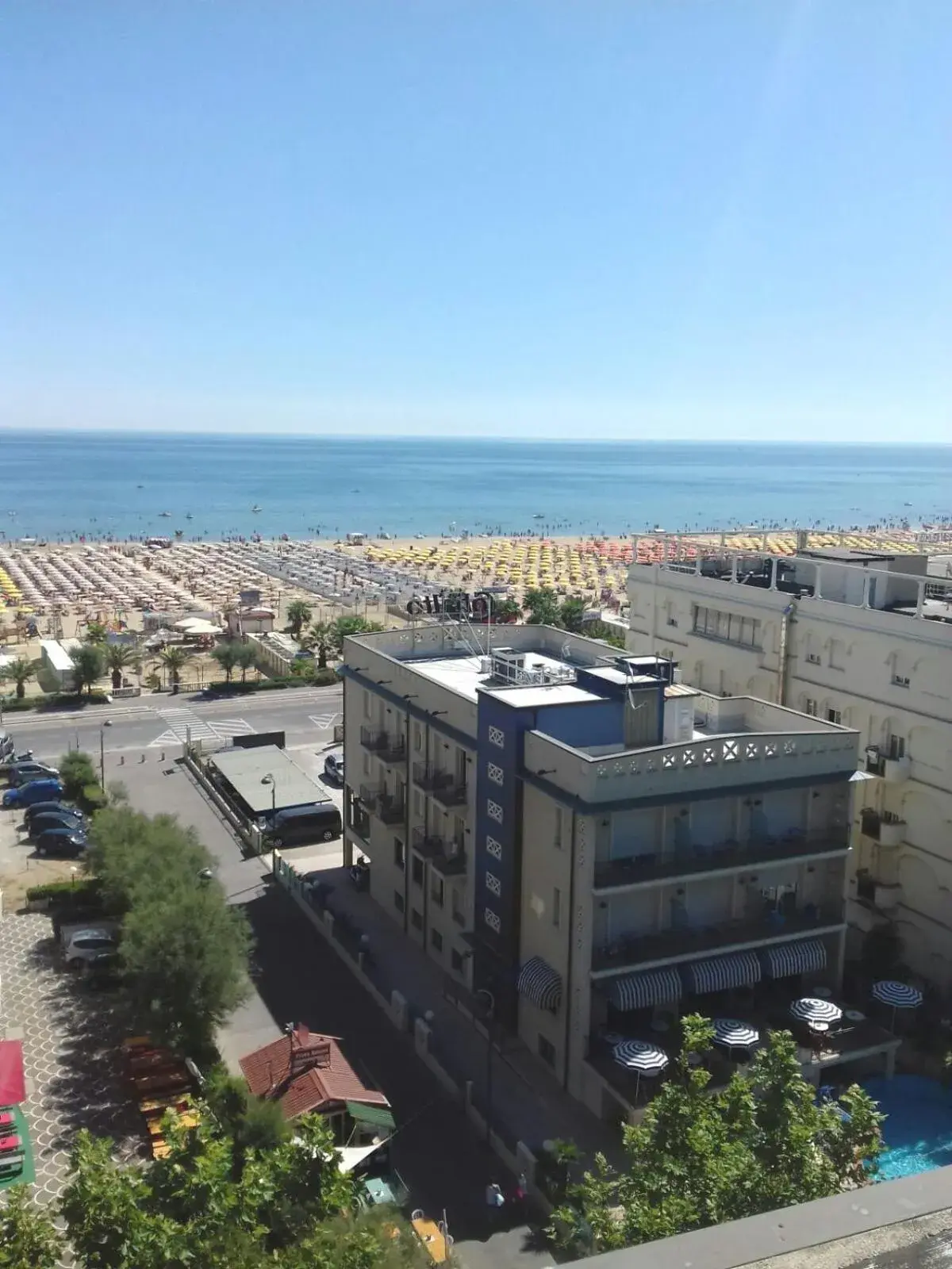 Sea view in Hotel Galles Rimini