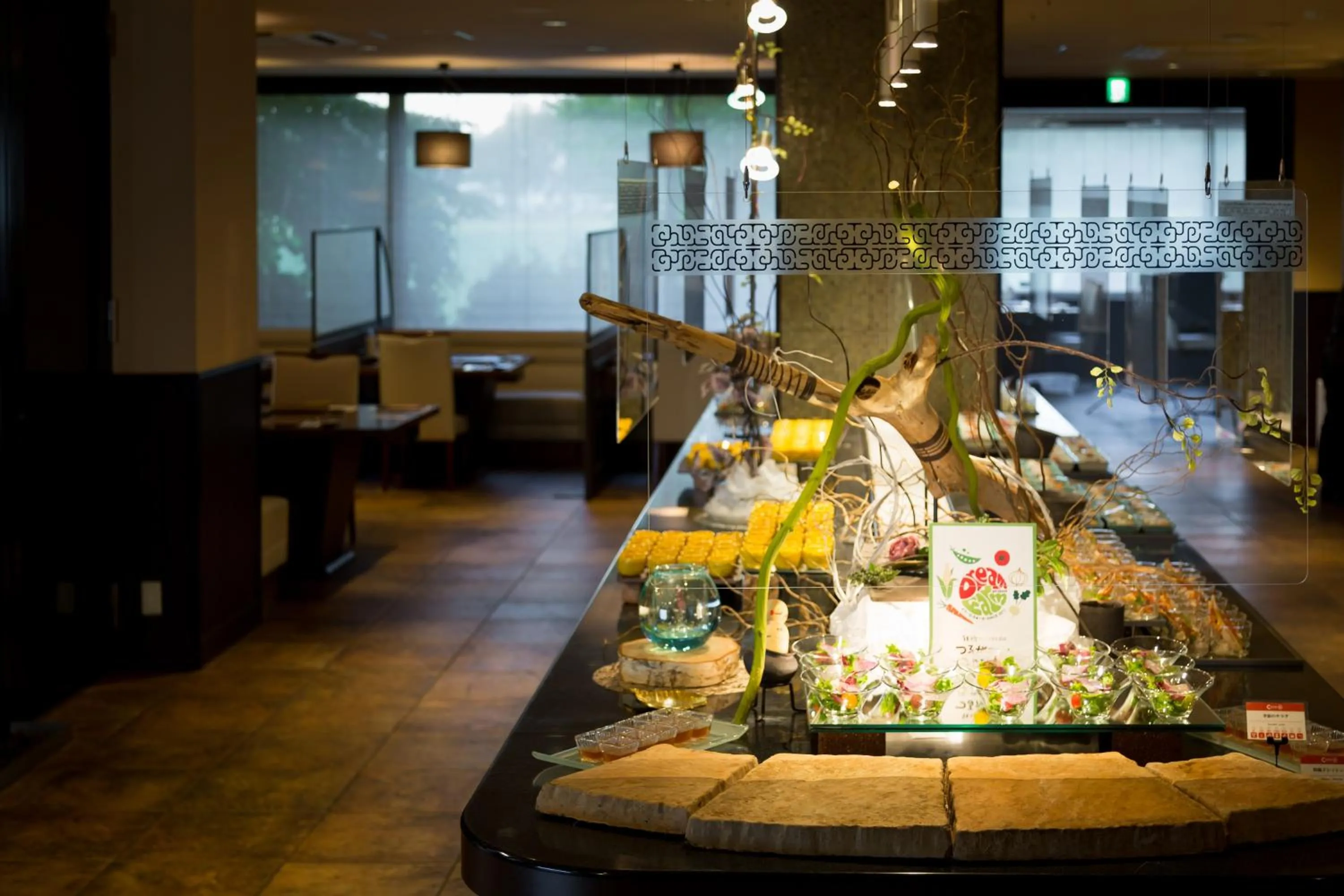 Dinner in Hokuten no Oka Abashiriko Tsuruga Resort