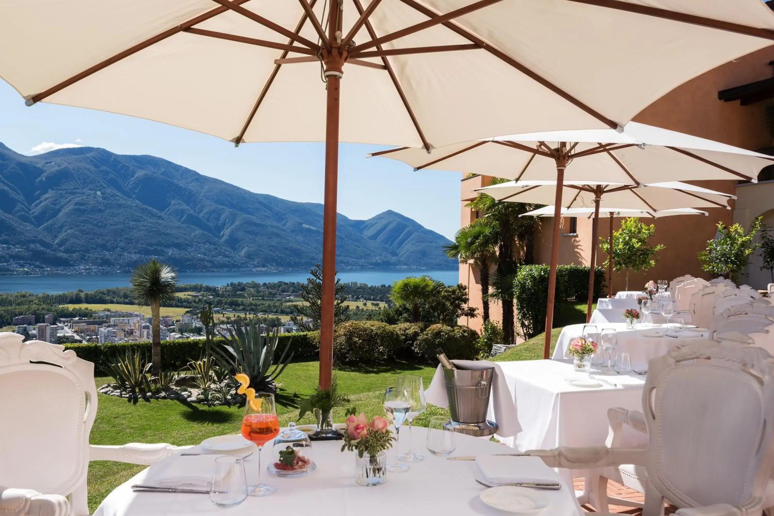 Garden, Restaurant/Places to Eat in Villa Orselina - Small Luxury Hotel