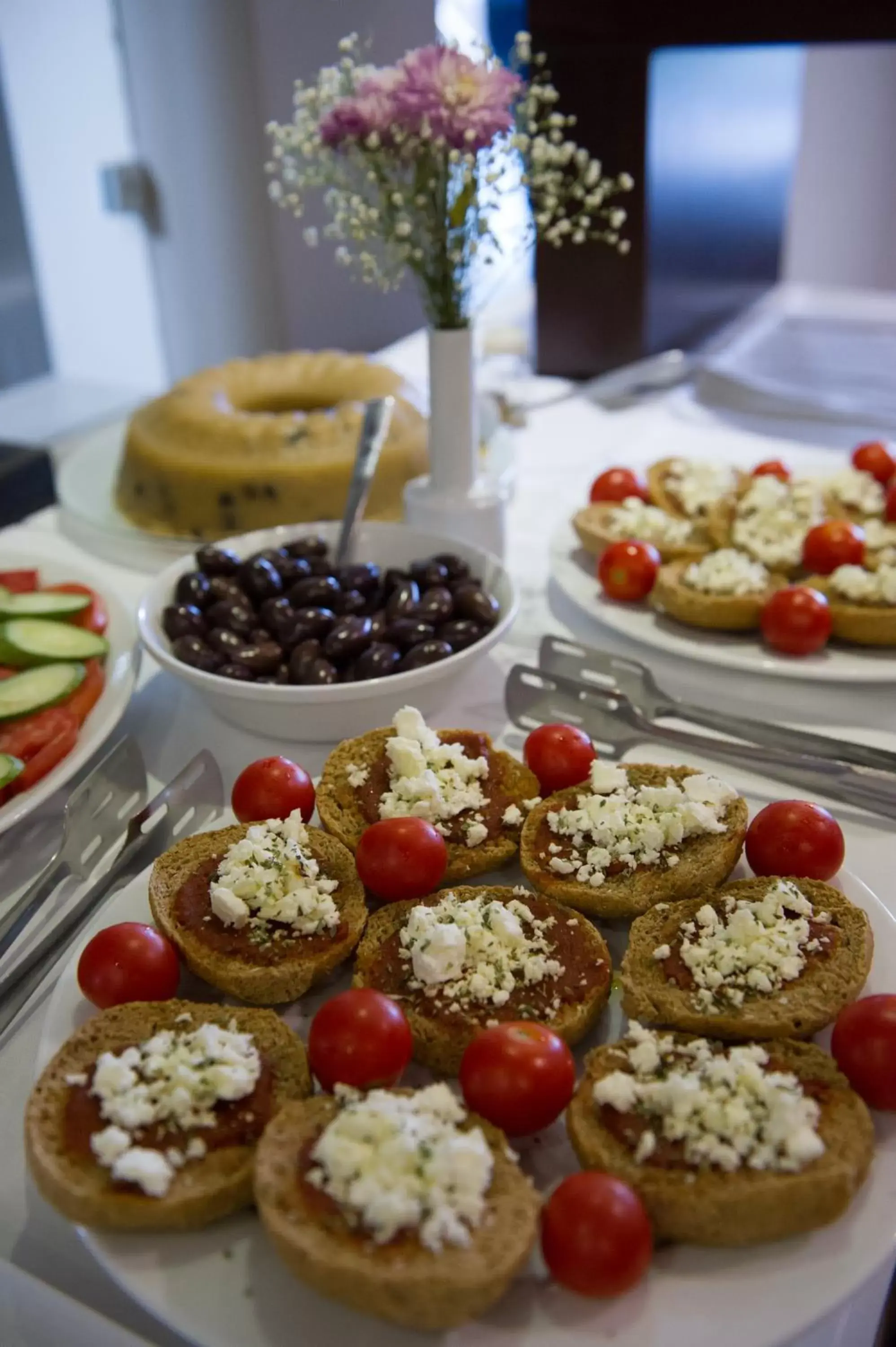 Buffet breakfast, Food in Flisvos Hotel Nafpaktos