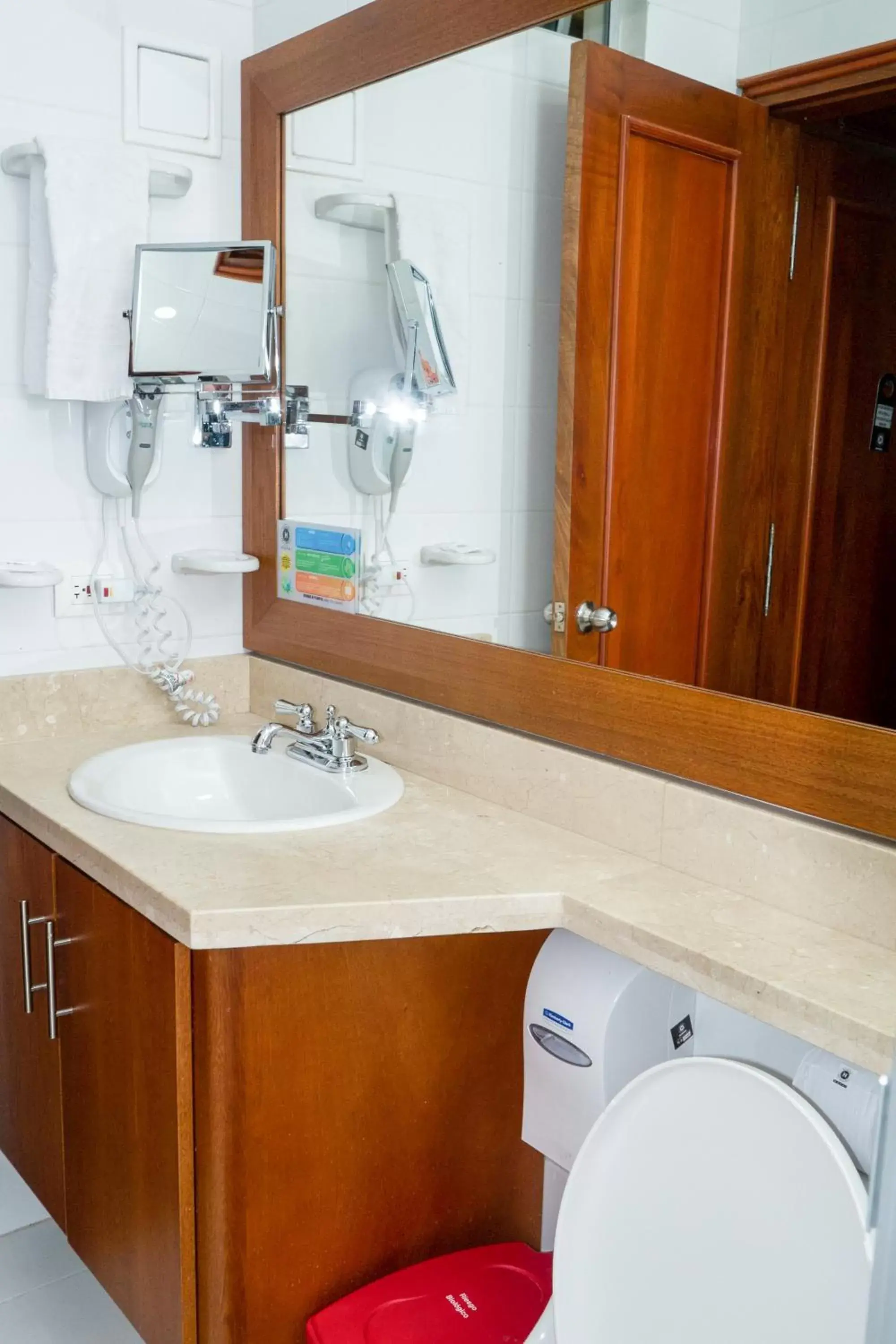 Decorative detail, Bathroom in Hotel Sauces del Estadio