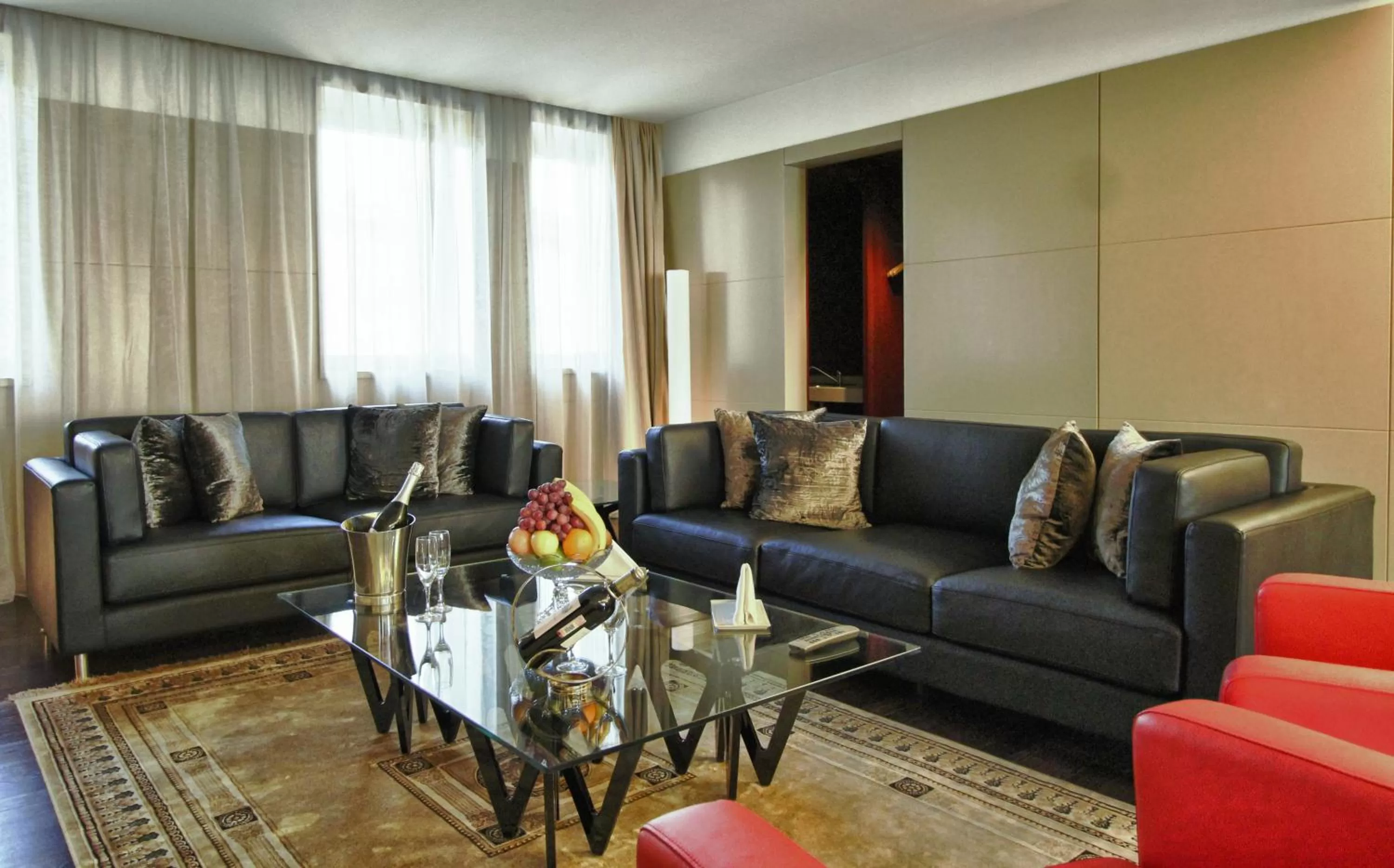 Living room in The Dostyk Hotel