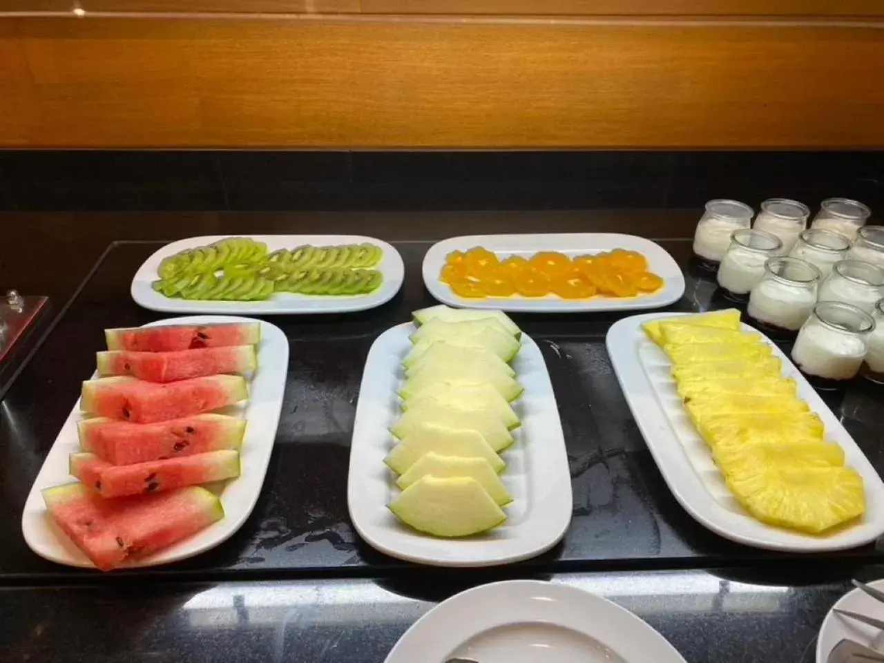 Buffet breakfast in Hotel Oasis