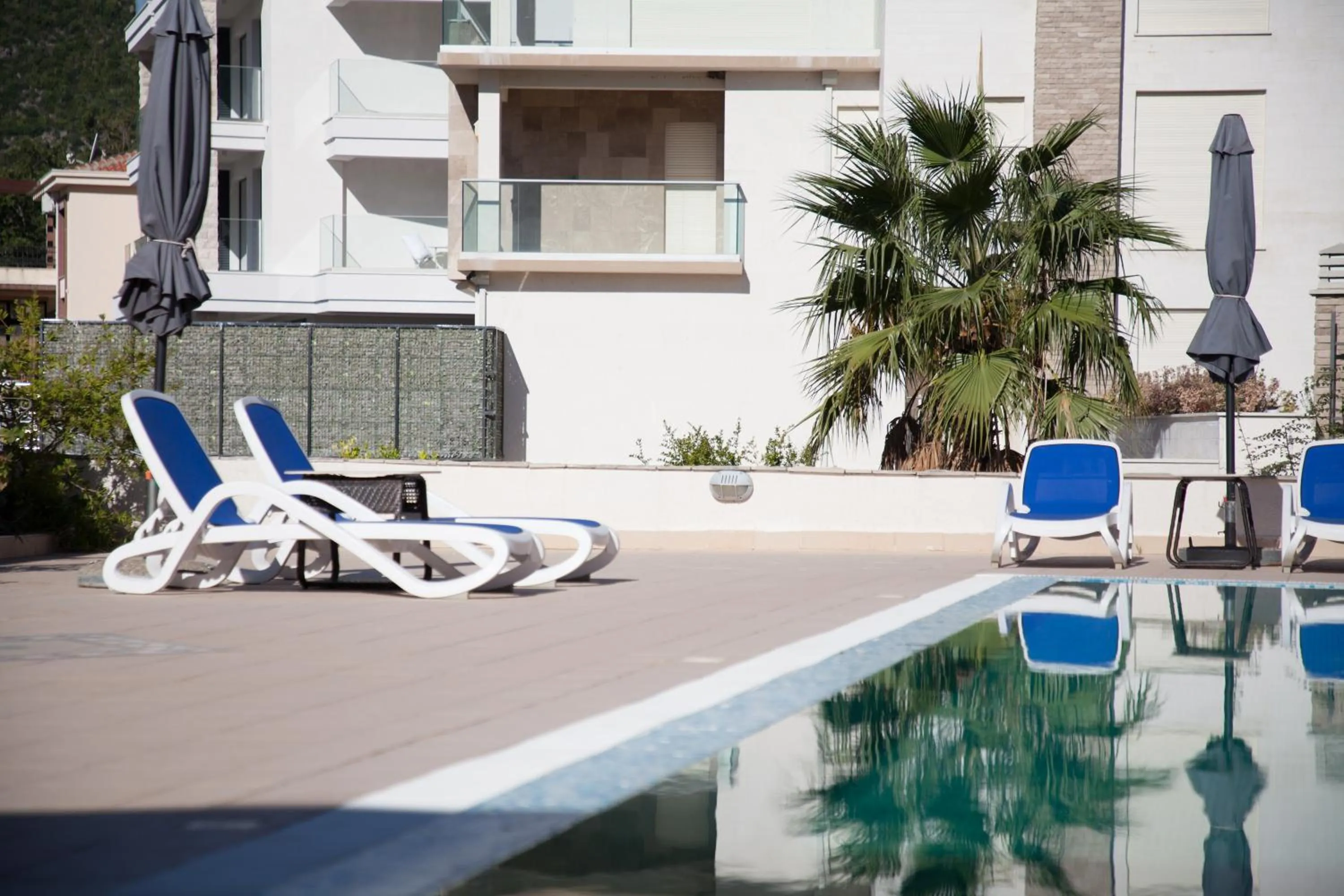 Pool view in Spa Resort Bečići