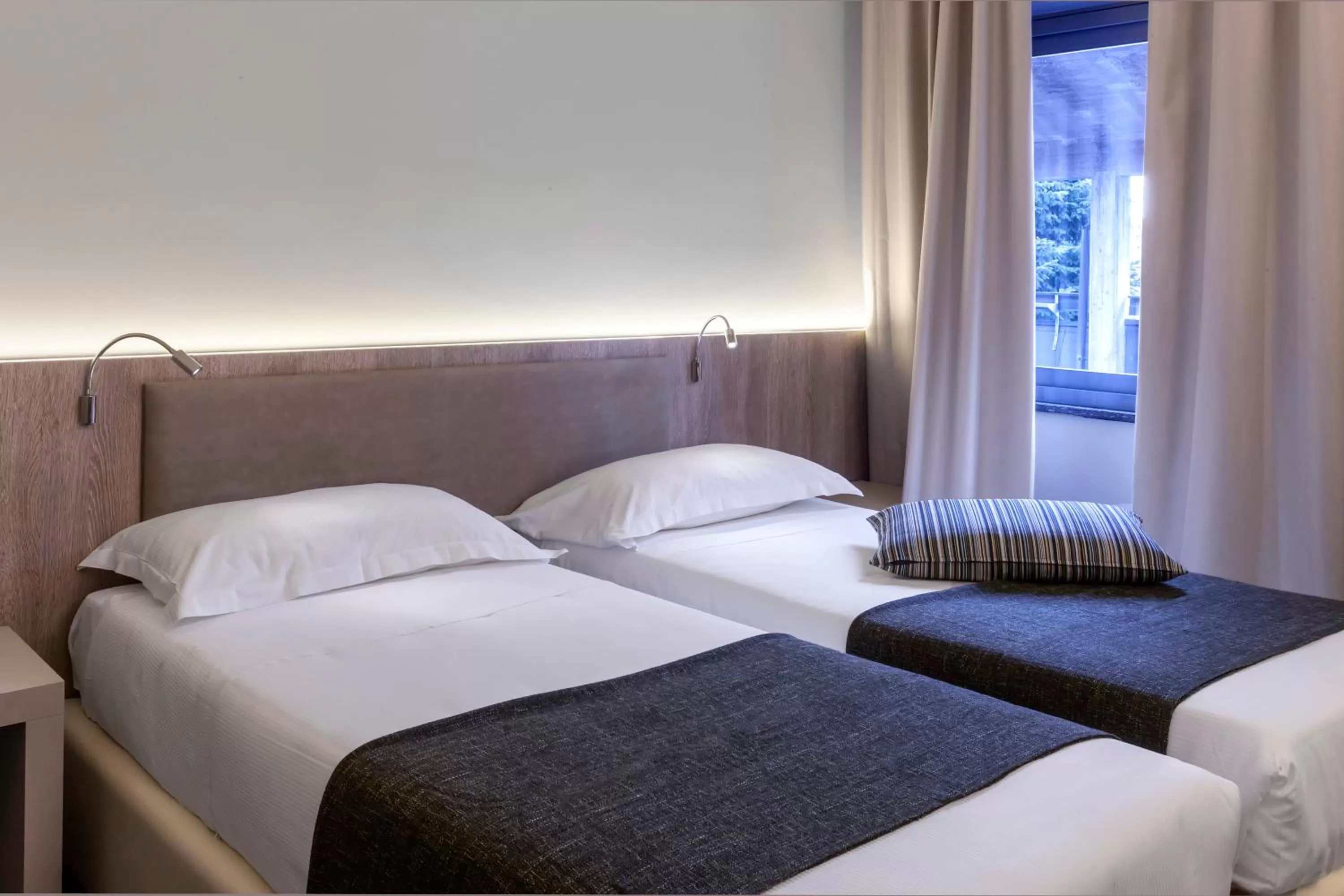 Bedroom, Bed in Living Hotel Milano