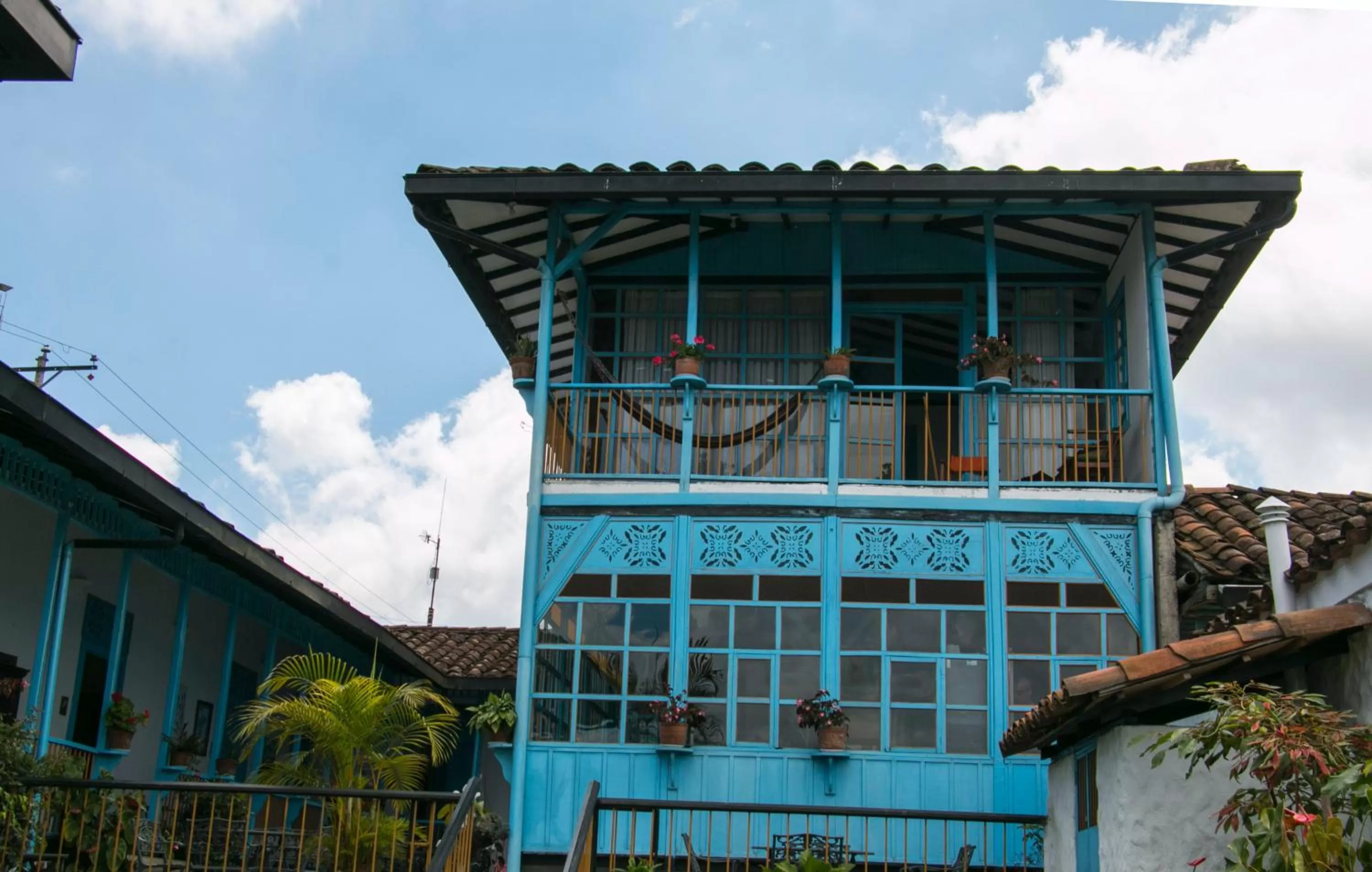 Balcony/Terrace, Property Building in Casa Hotel El Compadre