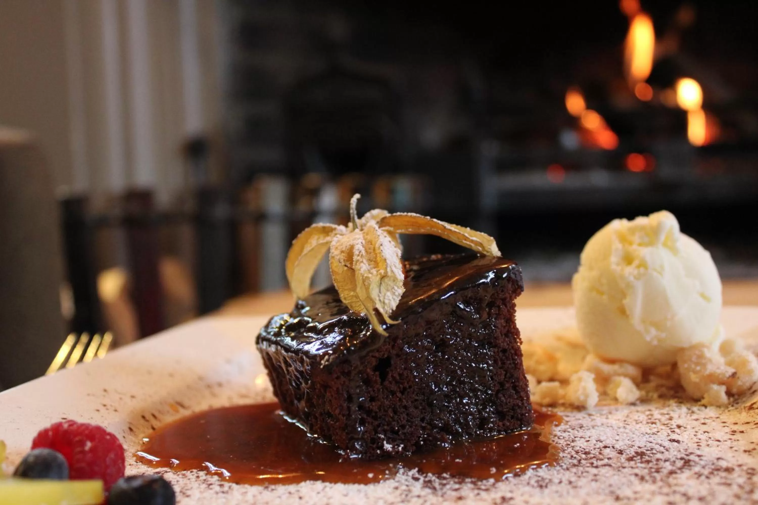 Food in Monkey Brewhouse