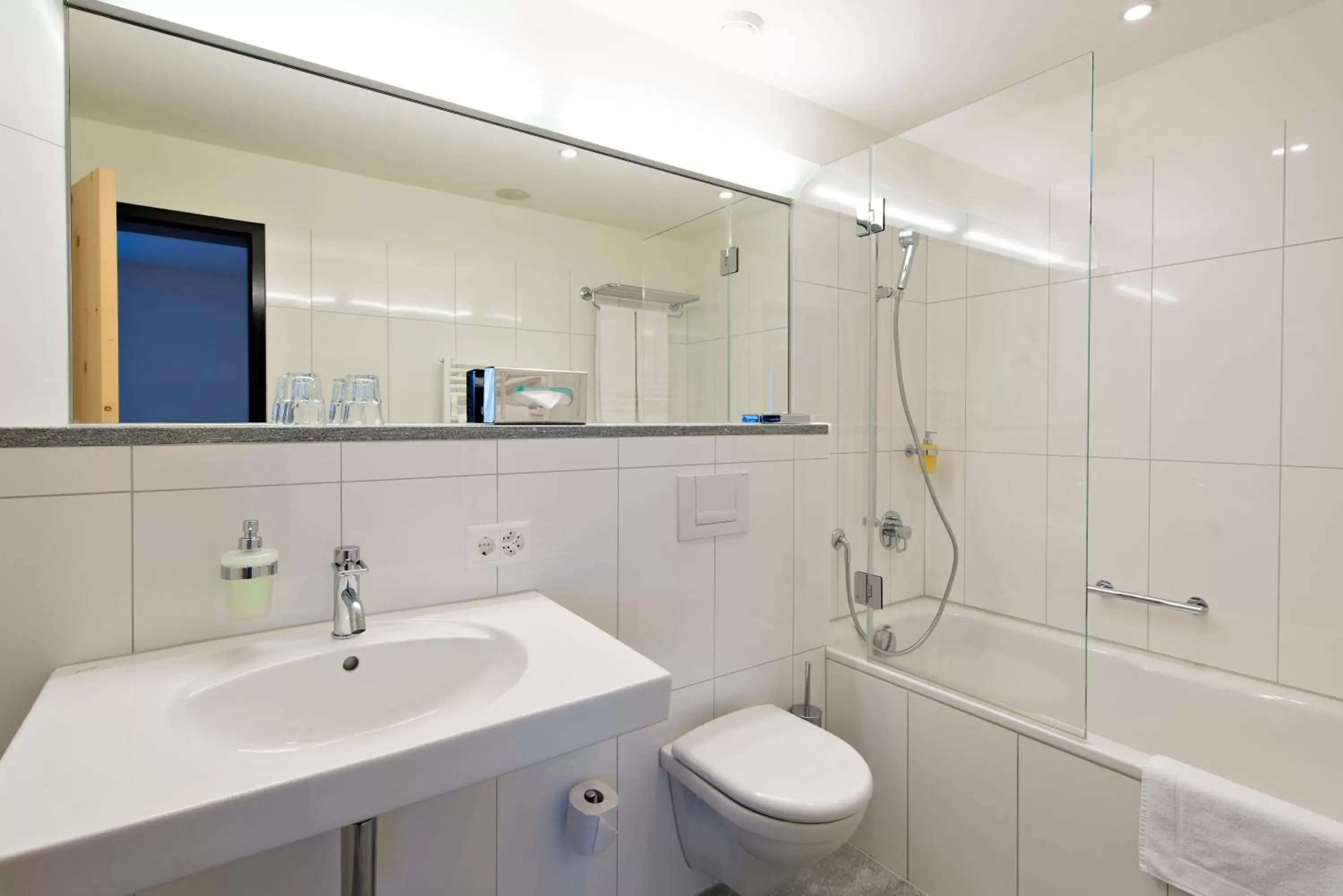 Bathroom in Hauser Hotel St. Moritz