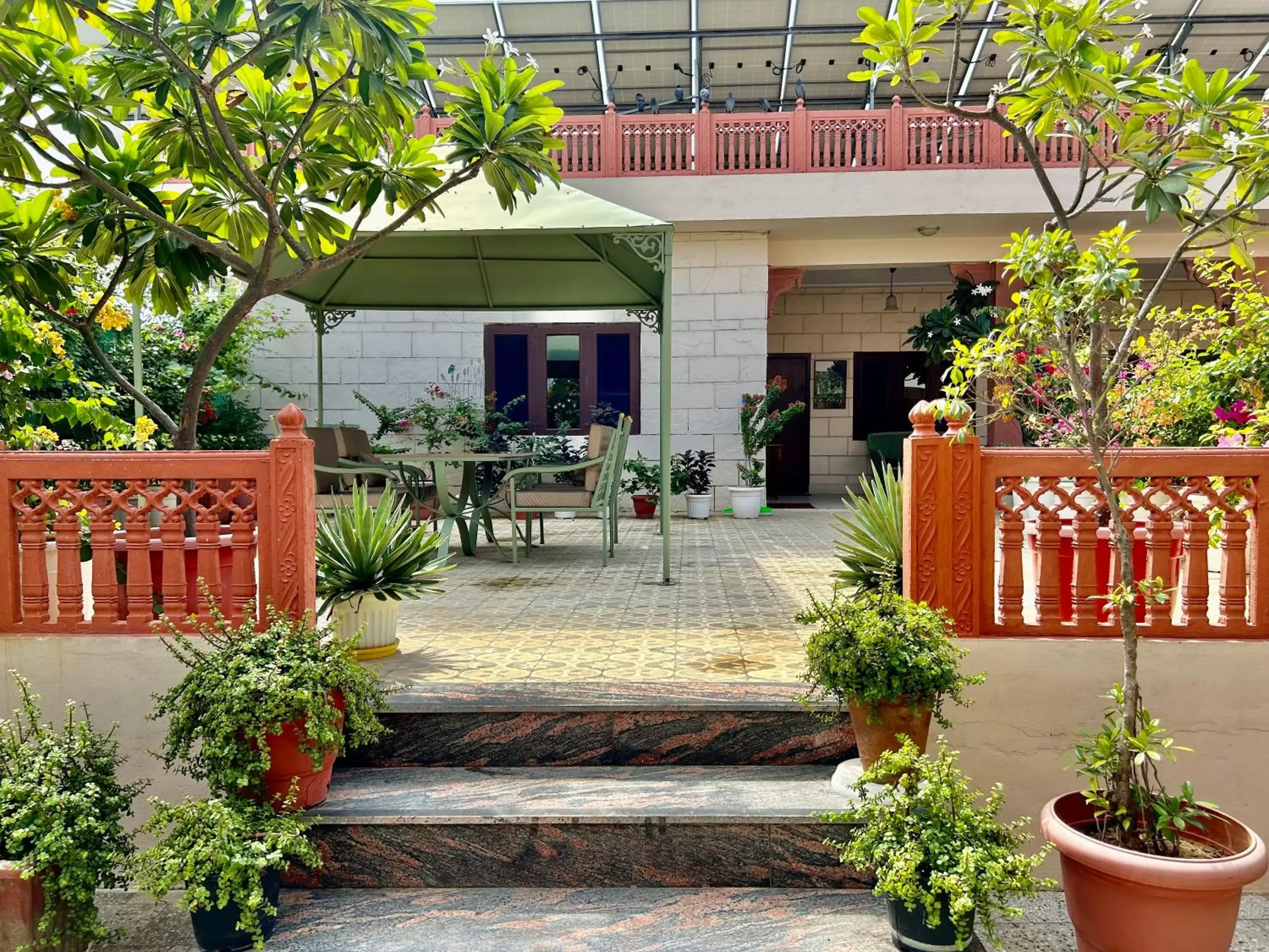 Inner courtyard view, Property Building in Suryaa Villa Jaipur - A Boutique Heritage Haveli