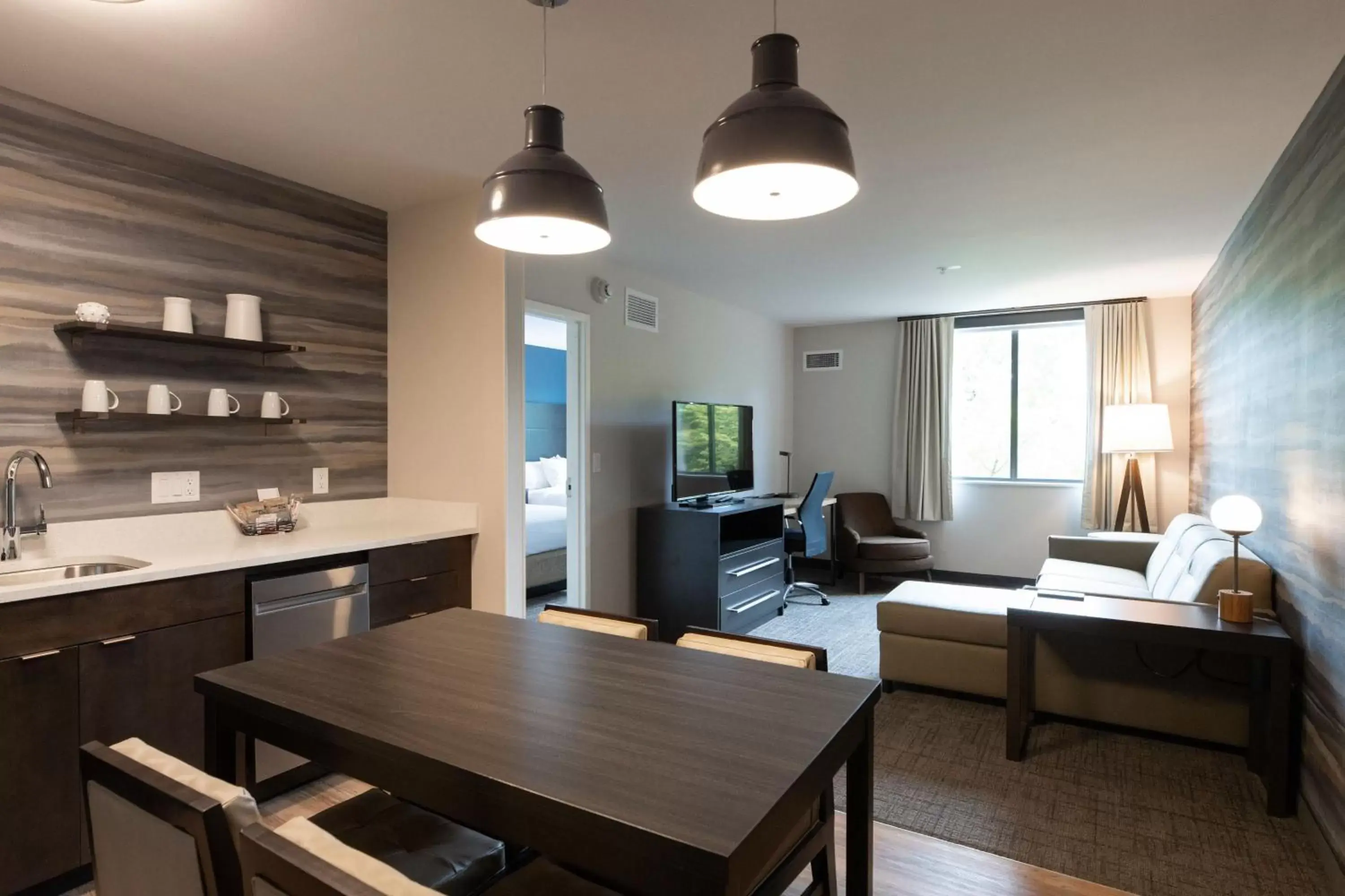One-Bedroom Suite with Two Queen Beds and Sofa Bed - Hearing Accessible in Residence Inn by Marriott Fort Worth Southwest