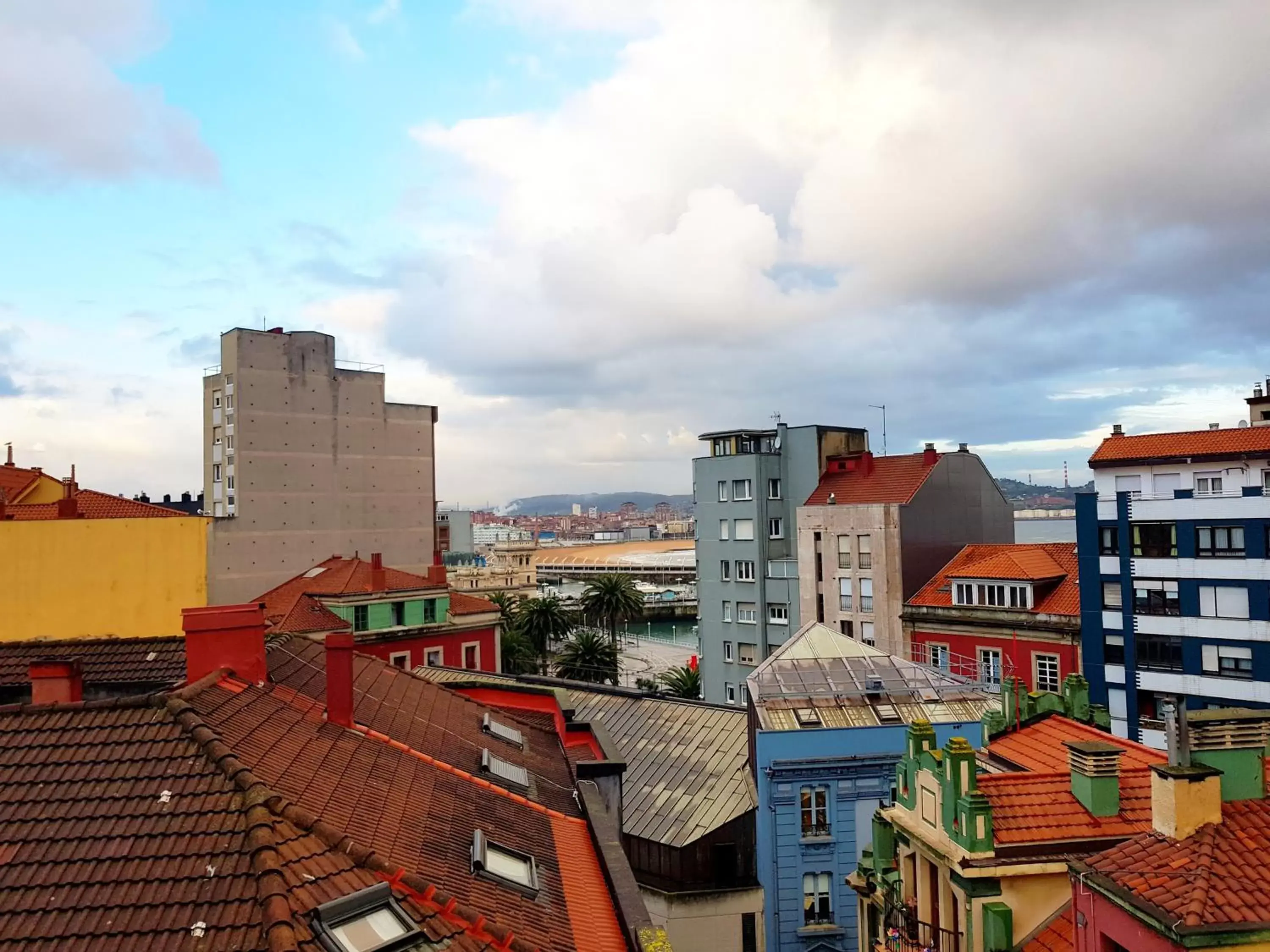 City view in Hotel Faranda Express Pathos Gijón