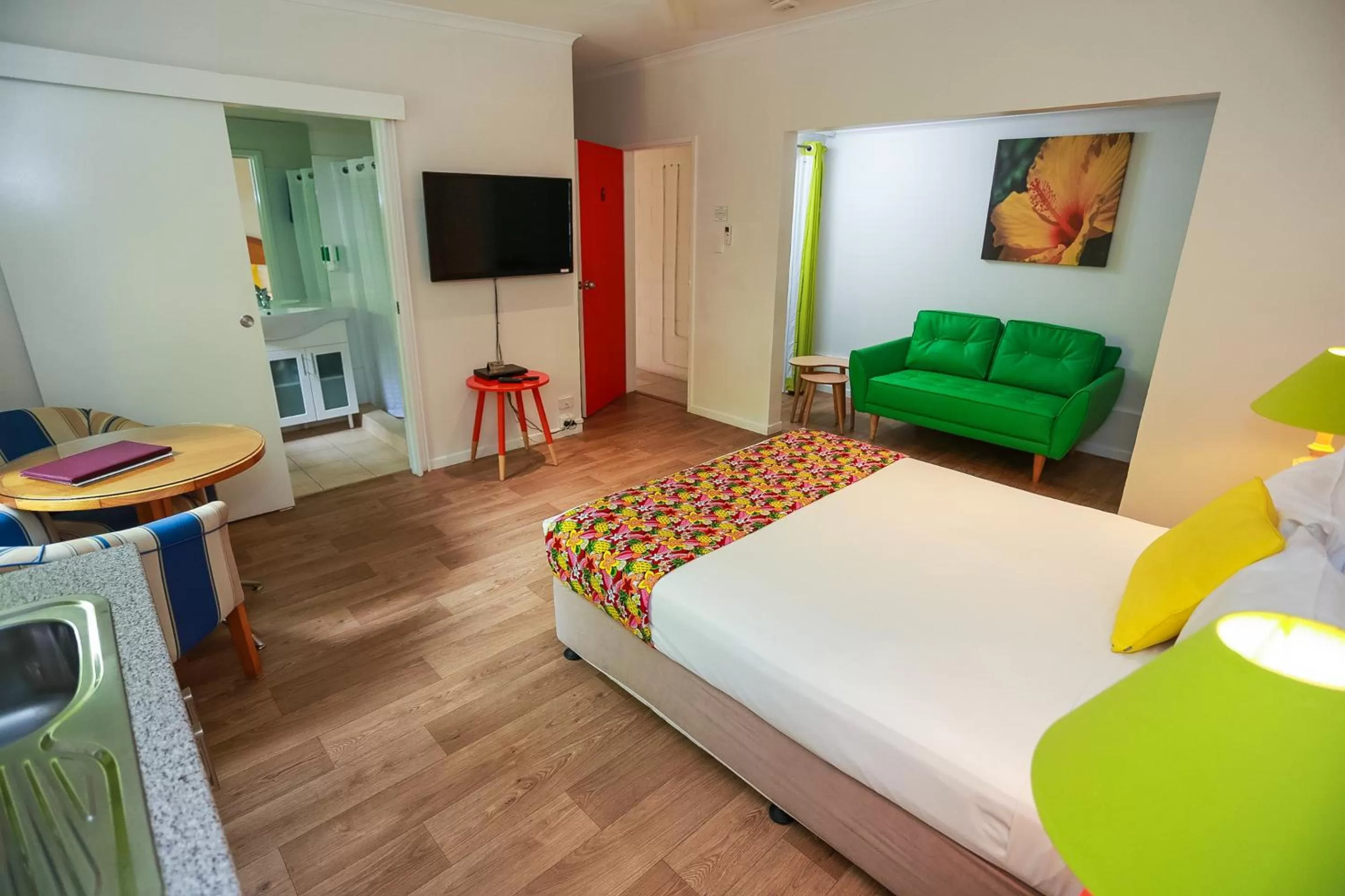 Bed in Port Douglas Motel