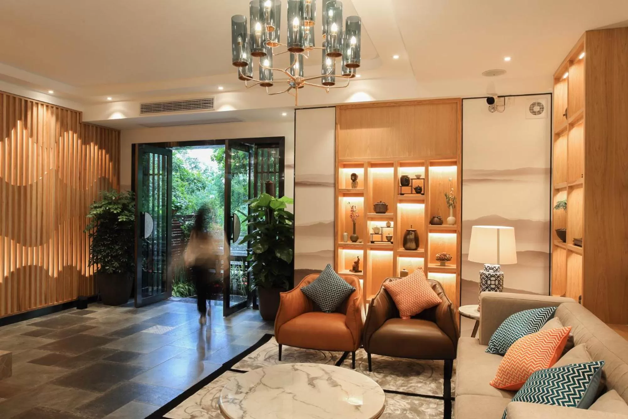 Living room in Li River Resort Villa Hotel