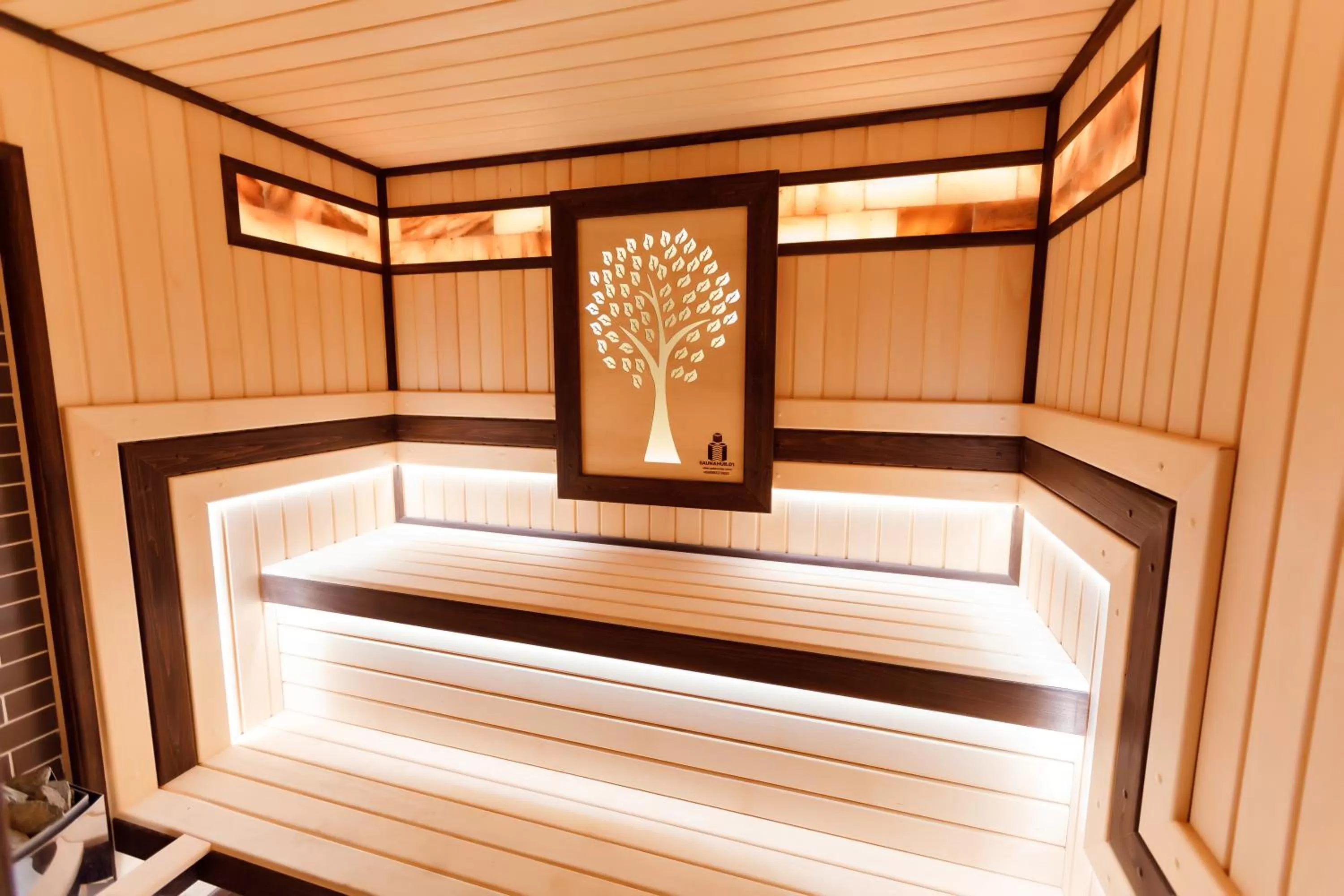 Sauna in Hotel Marwa Tashkent Pool&Spa