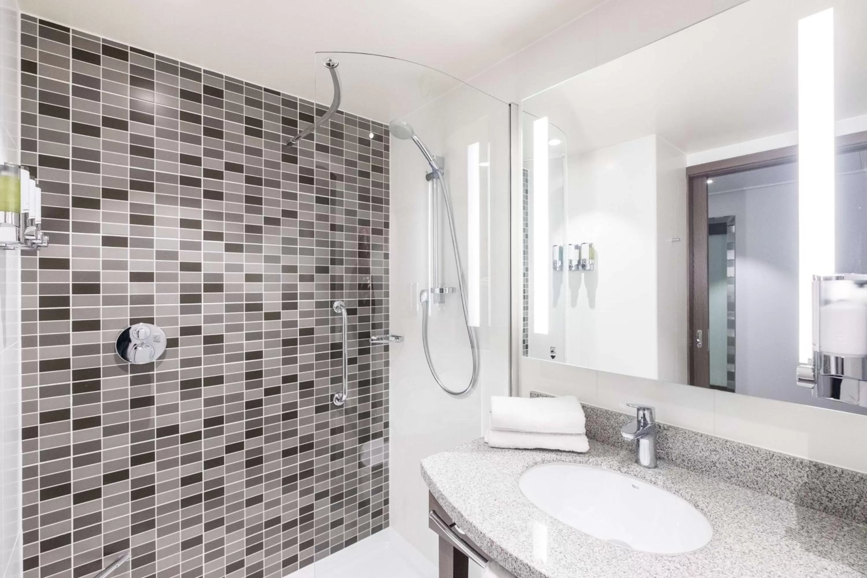 Bathroom in Hampton By Hilton Aberdeen Airport