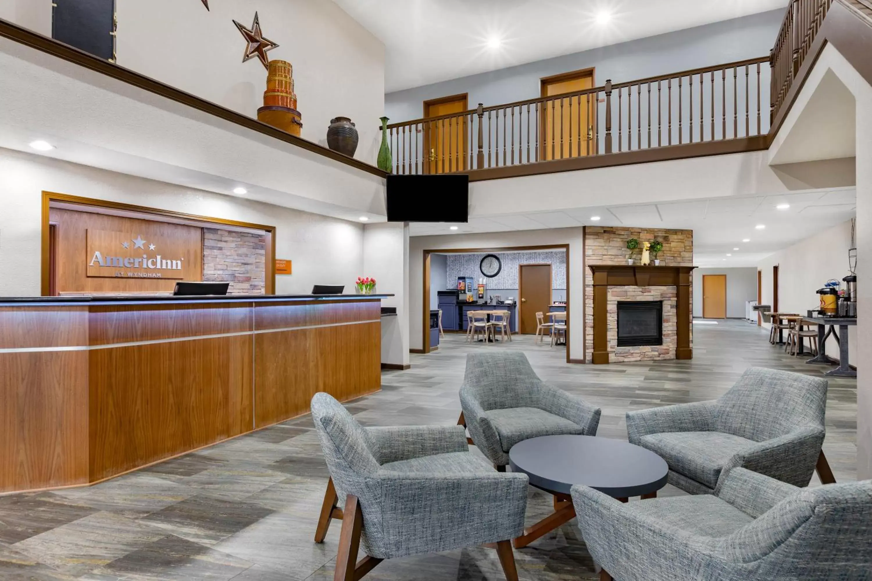 Lobby or reception, Lobby/Reception in AmericInn by Wyndham Pella