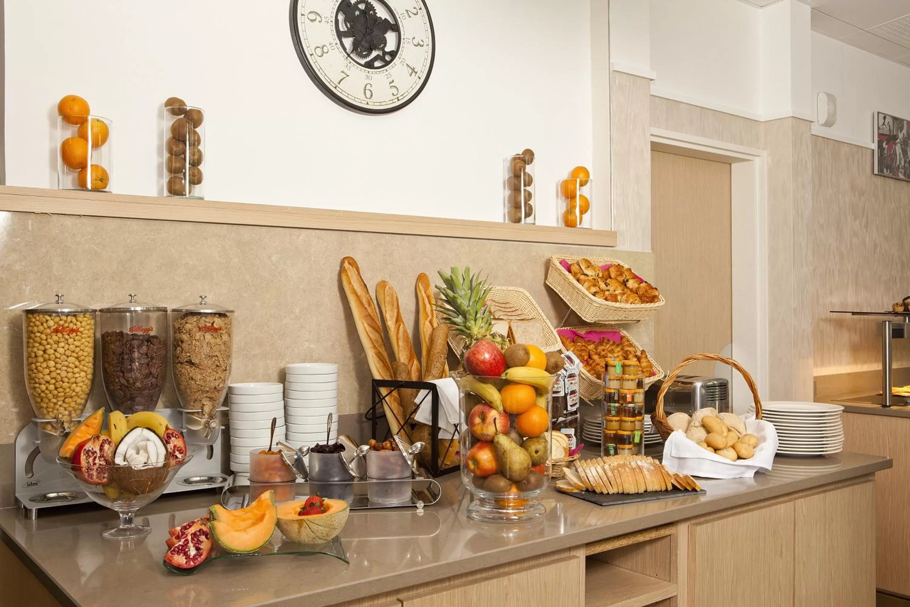 Continental breakfast in Residhome Paris-Evry