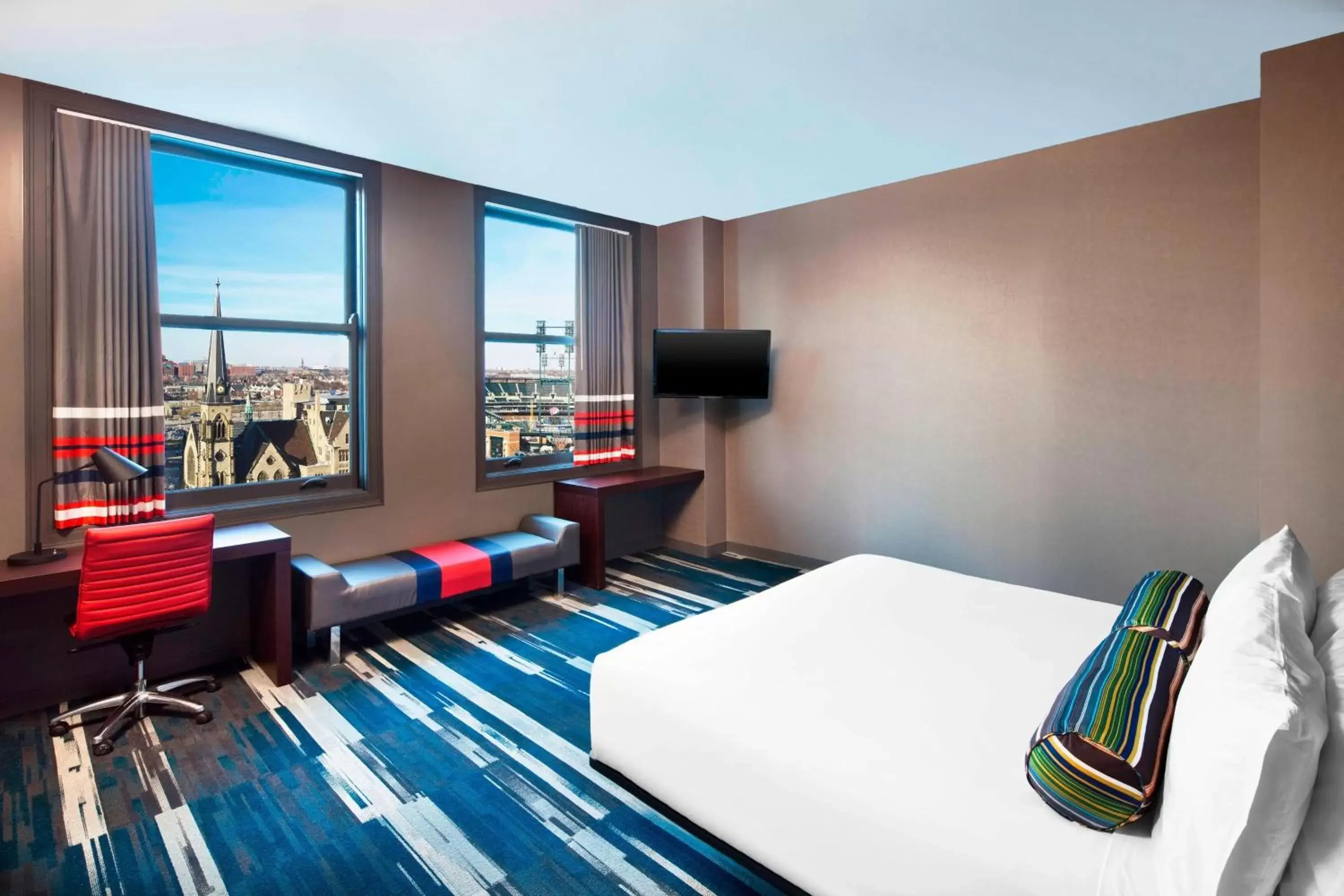 Photo of the whole room in Aloft Detroit at The David Whitney