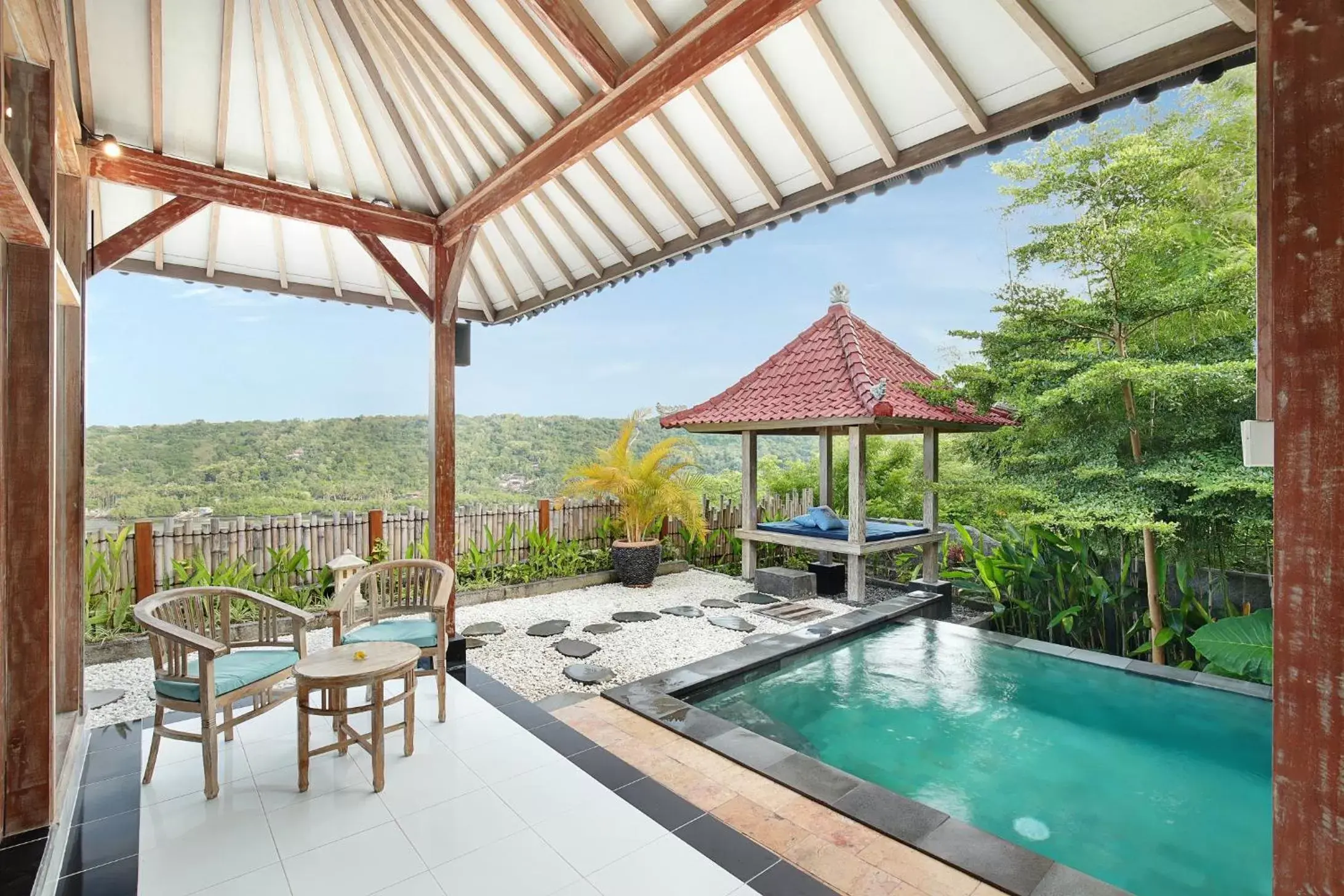 Balcony/Terrace, Swimming Pool in The Acala Shri Sedana