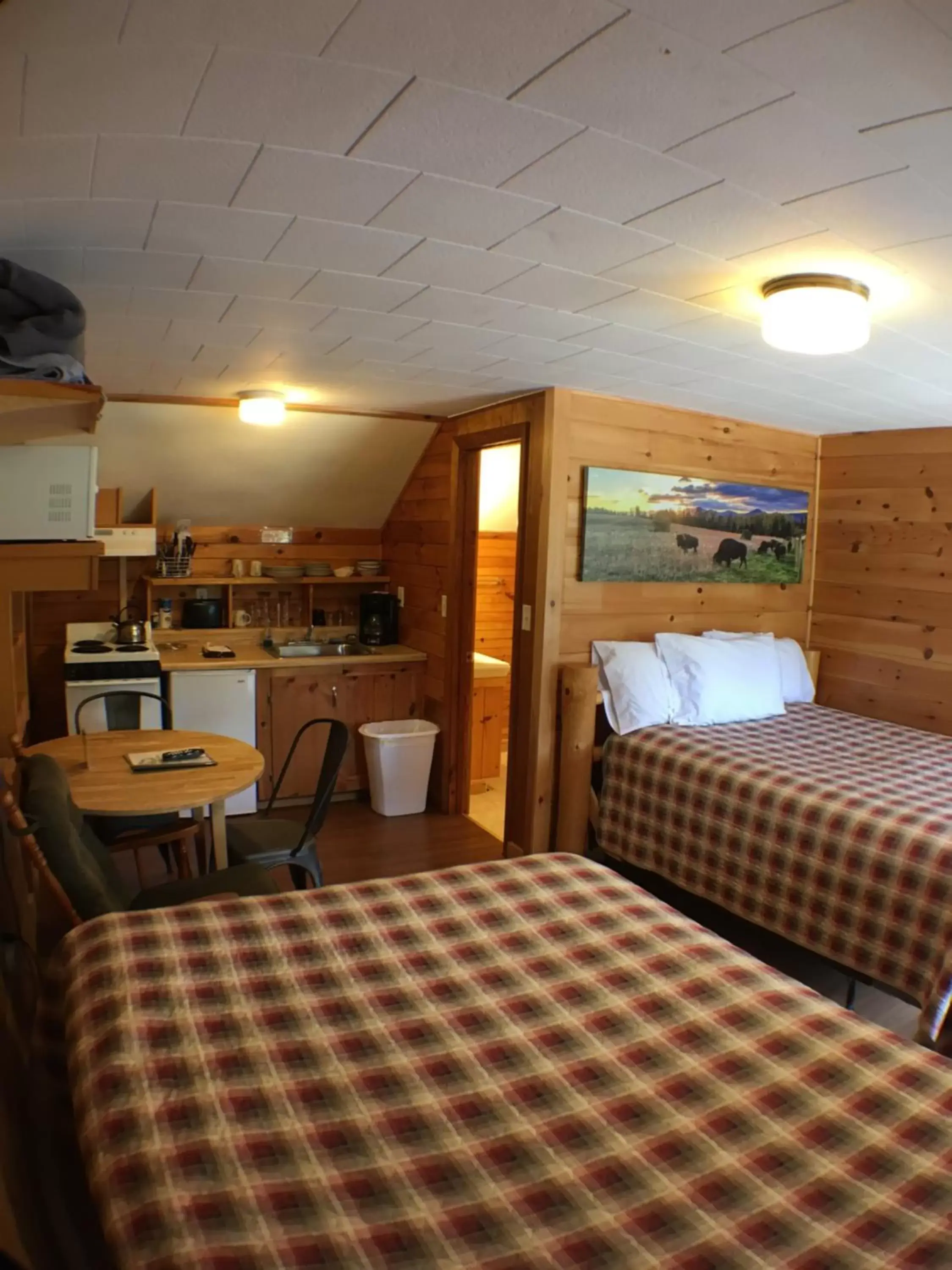 Bedroom in Mountain View Motel & Campground