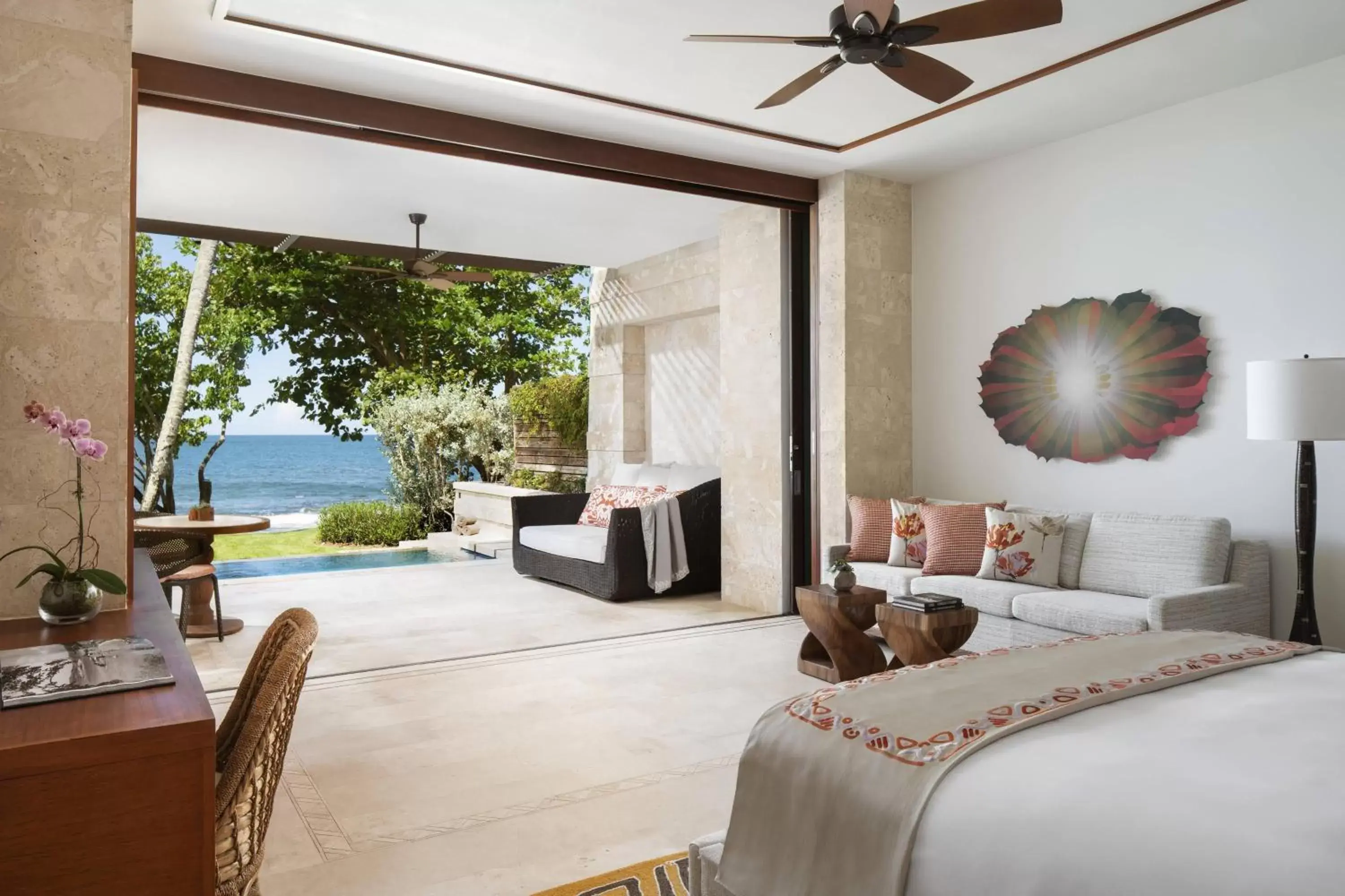 Bedroom, Pool View in Dorado Beach, a Ritz-Carlton Reserve