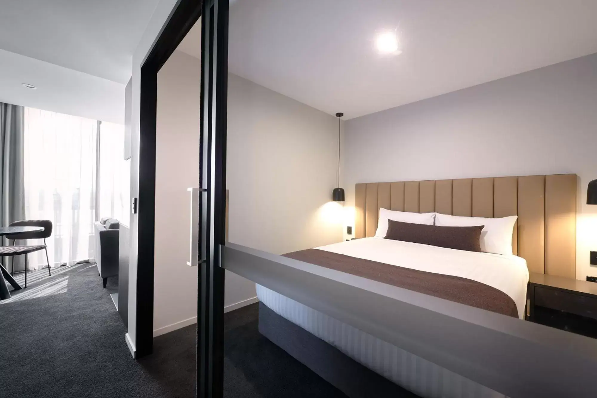 Bedroom, Bed in Abode Belconnen