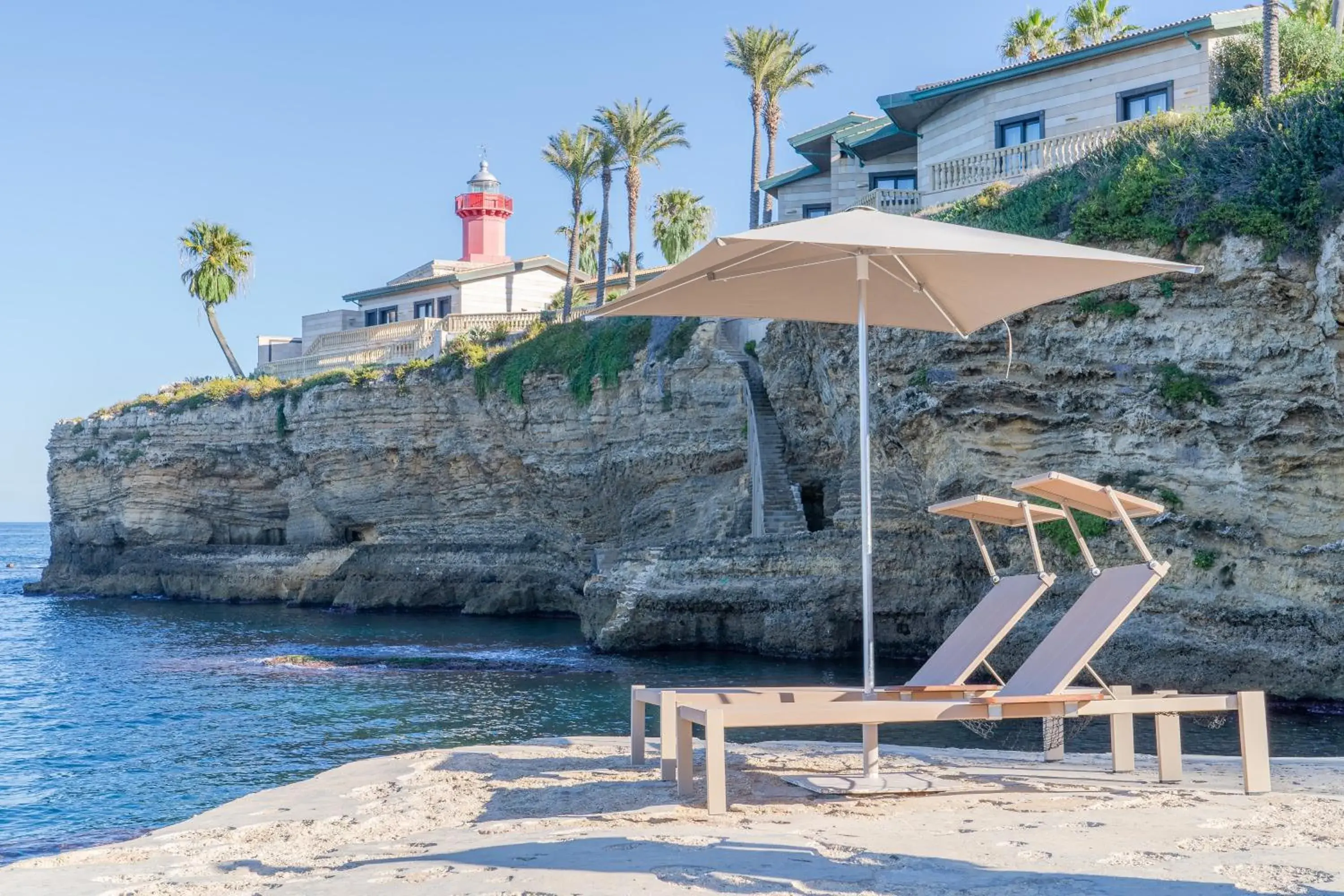 Beach in Grand Hotel Minareto