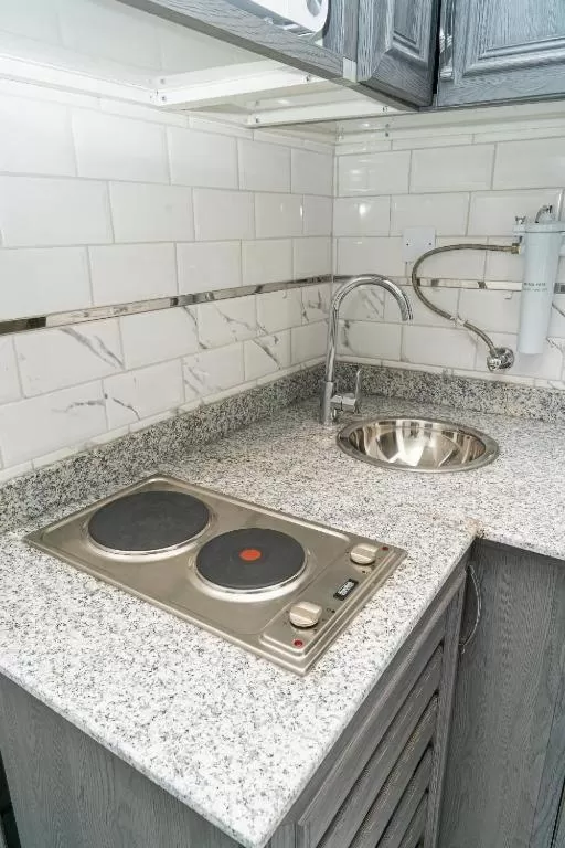 Kitchen/Kitchenette in Atlantis Suites Hotel