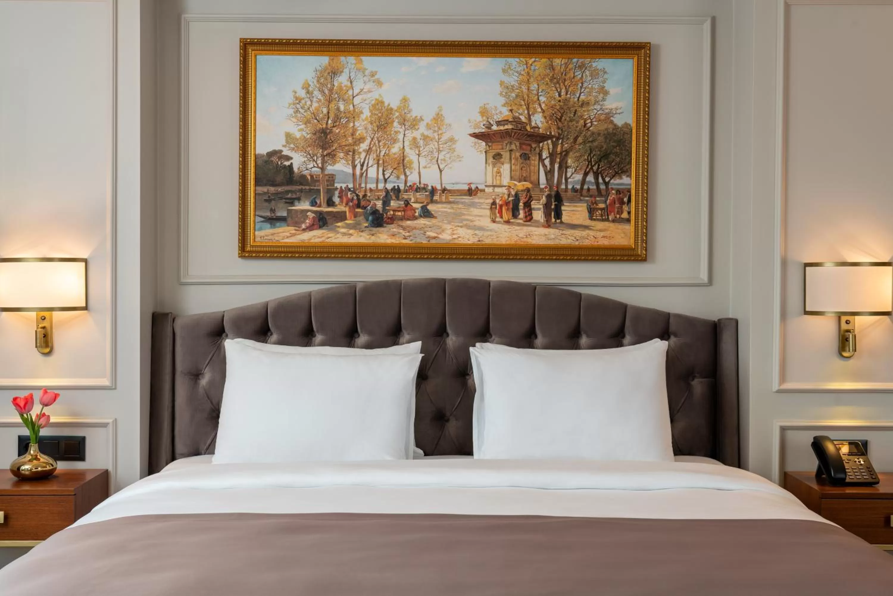 Bed in Royan Hotel Hagia Sophia, a member of Radisson Individuals