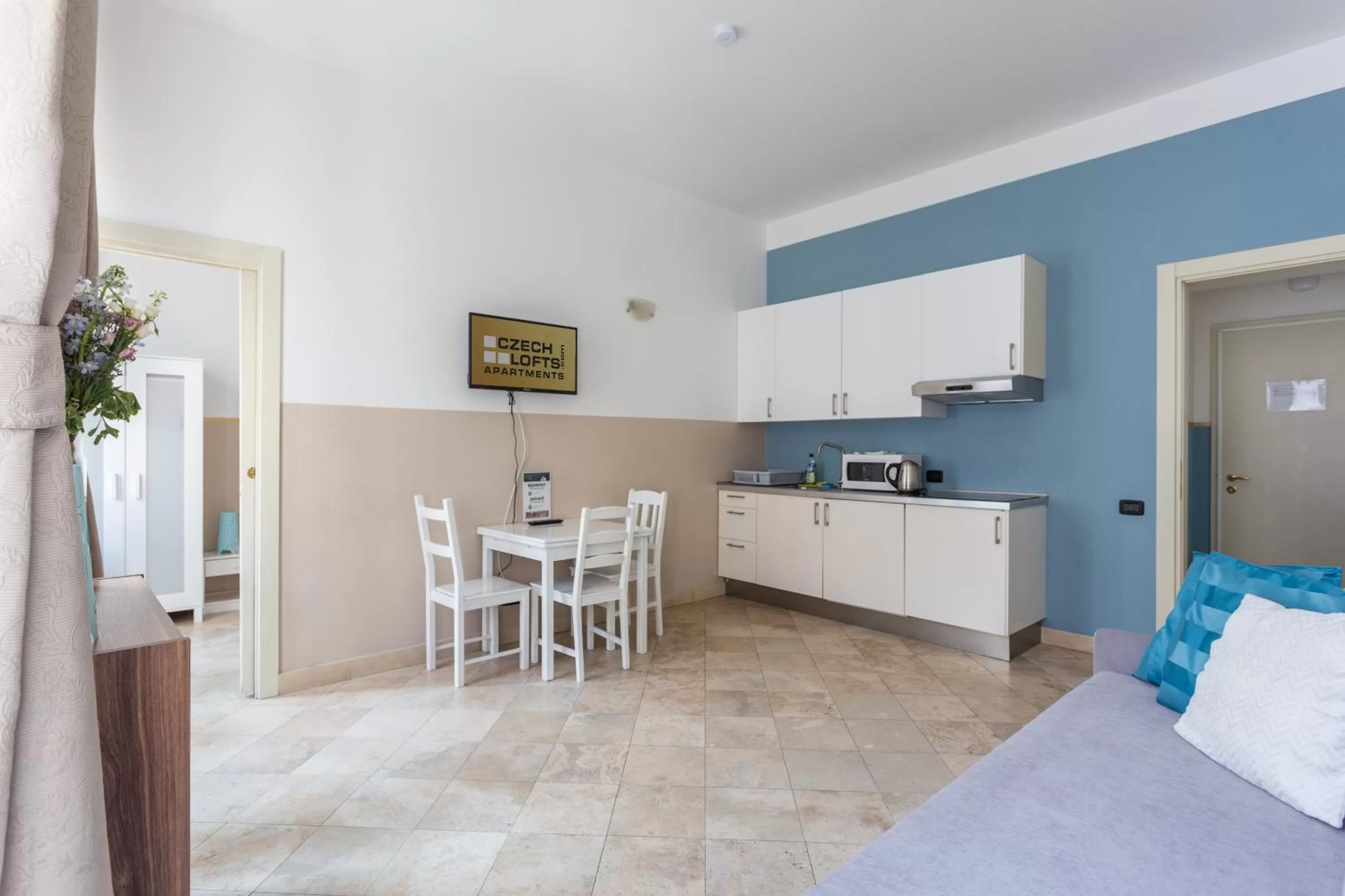 Kitchen or kitchenette, Kitchen/Kitchenette in Legerova 33 Apartments