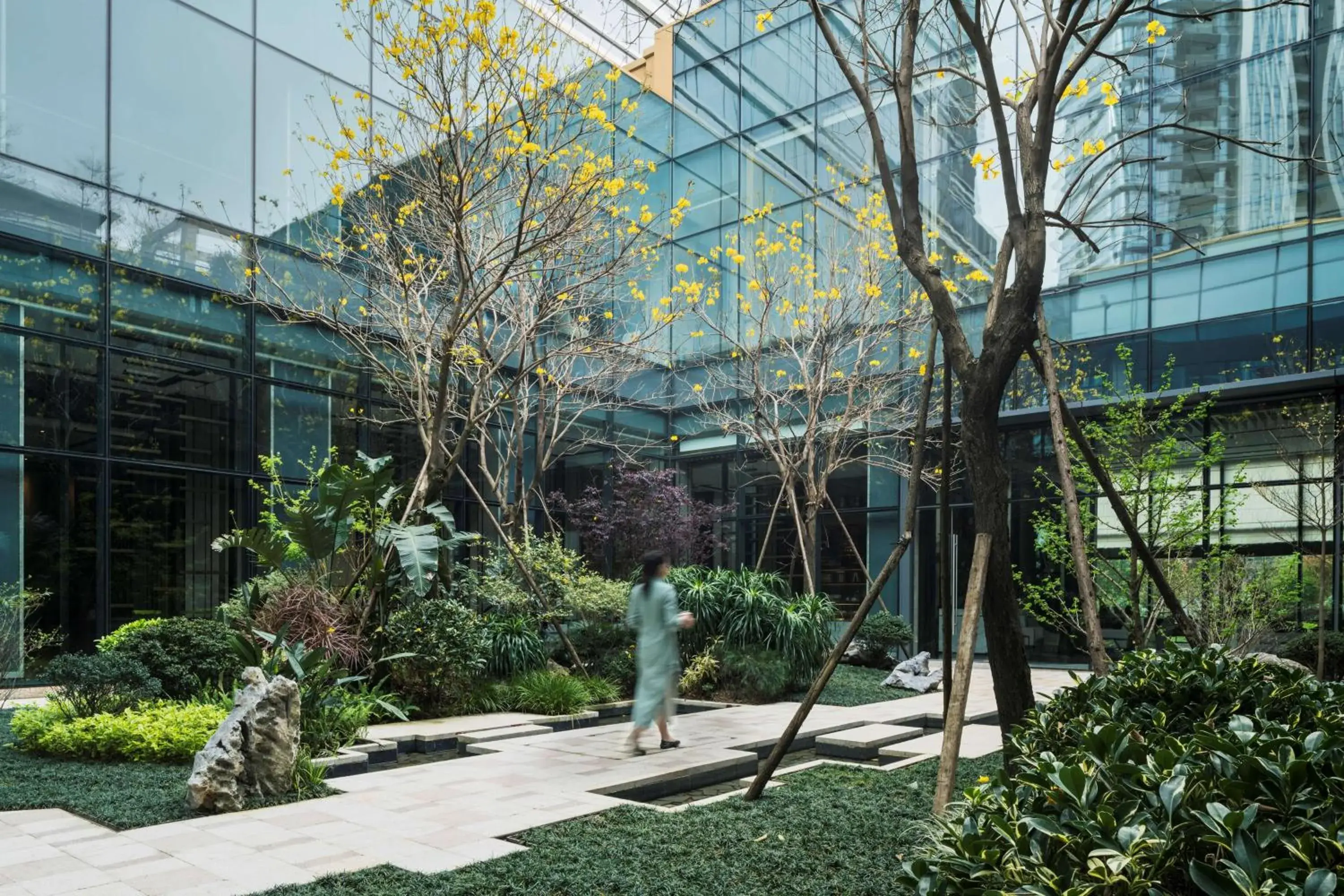 Property building in Hyatt Regency Fuzhou Cangshan Property building in Hyatt Regency Fuzhou Cangshan