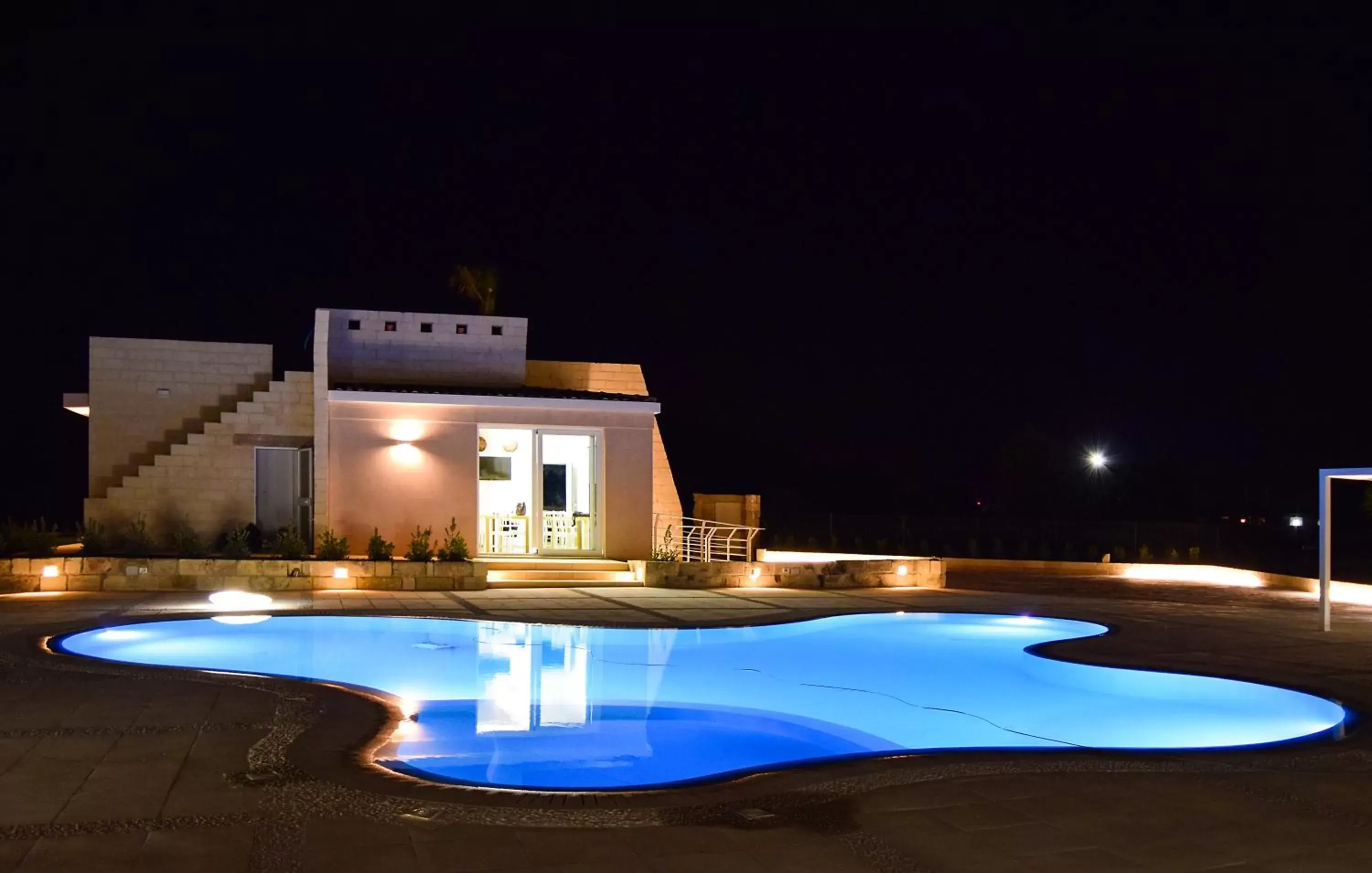 Night, Swimming Pool in La Suite Negli Orti