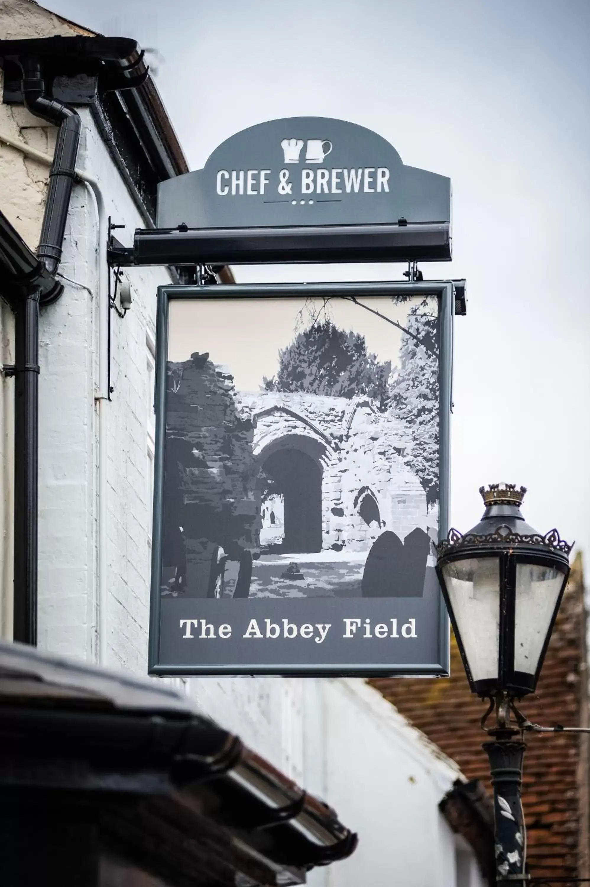 Property Logo/Sign in Abbey Fields By Chef & Brewer Collection