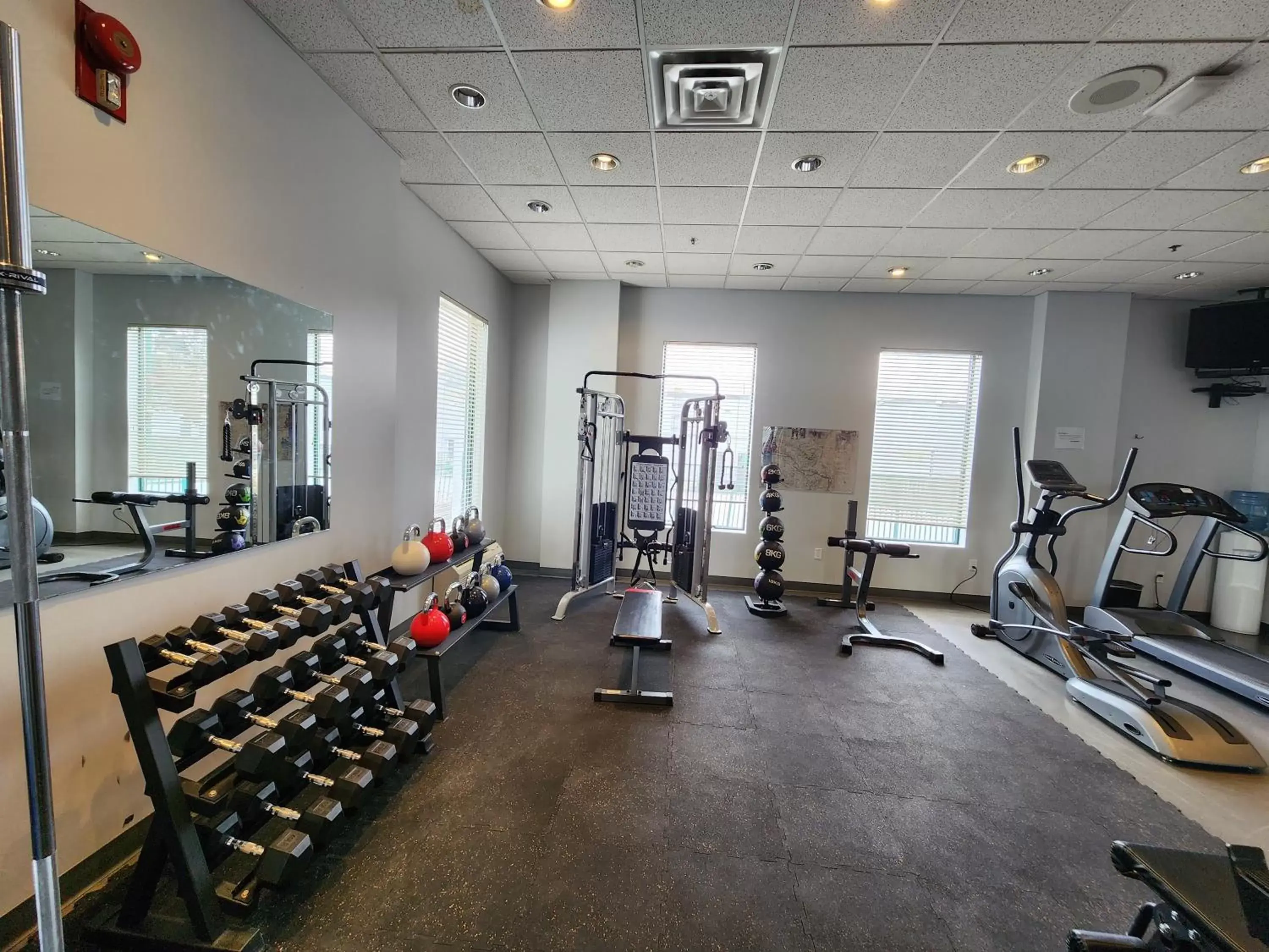 Fitness centre/facilities, Fitness Center/Facilities in DIVYA SUTRA Riviera Plaza and Conference Centre Calgary Airport