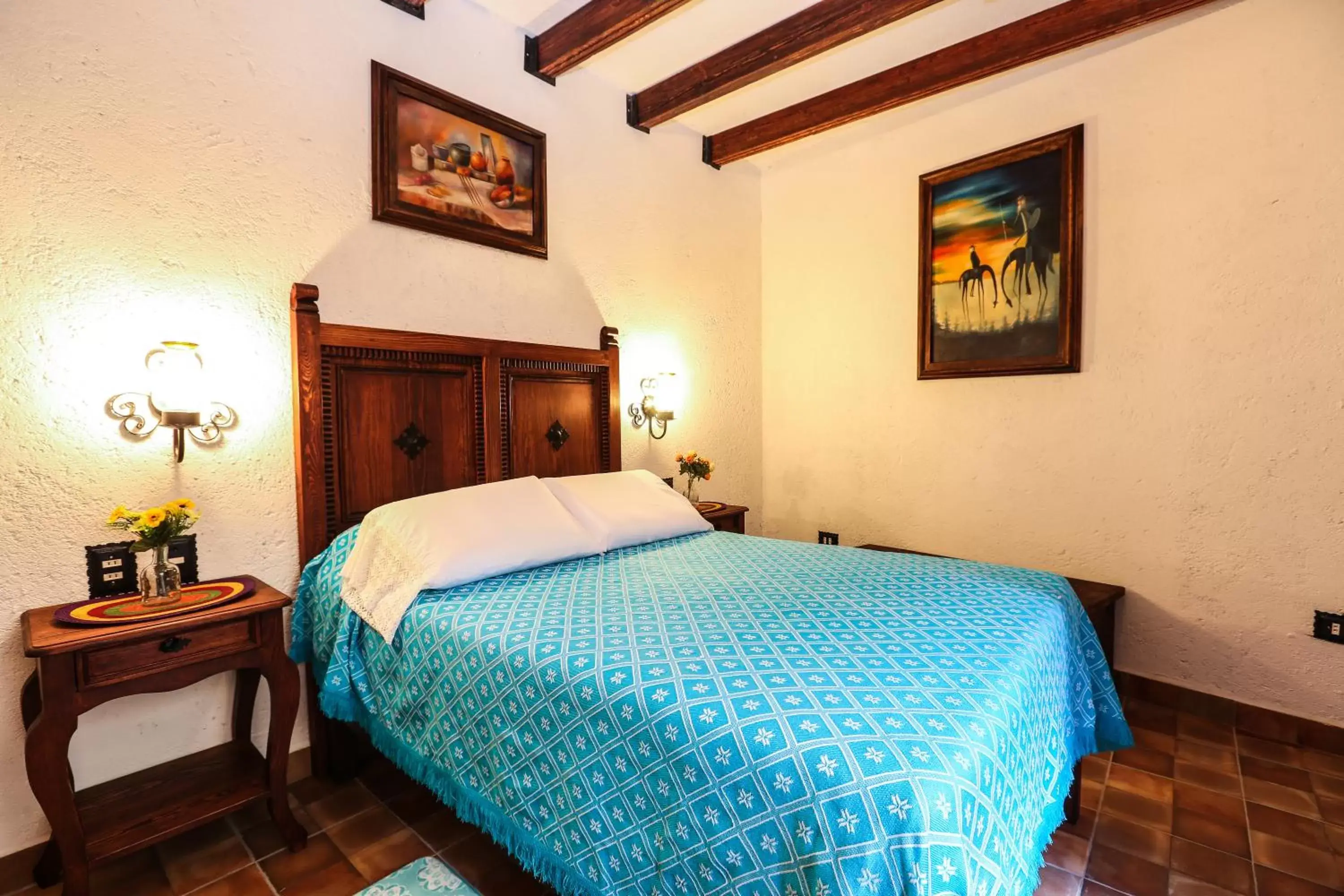 Bed in El mesón del Quijote