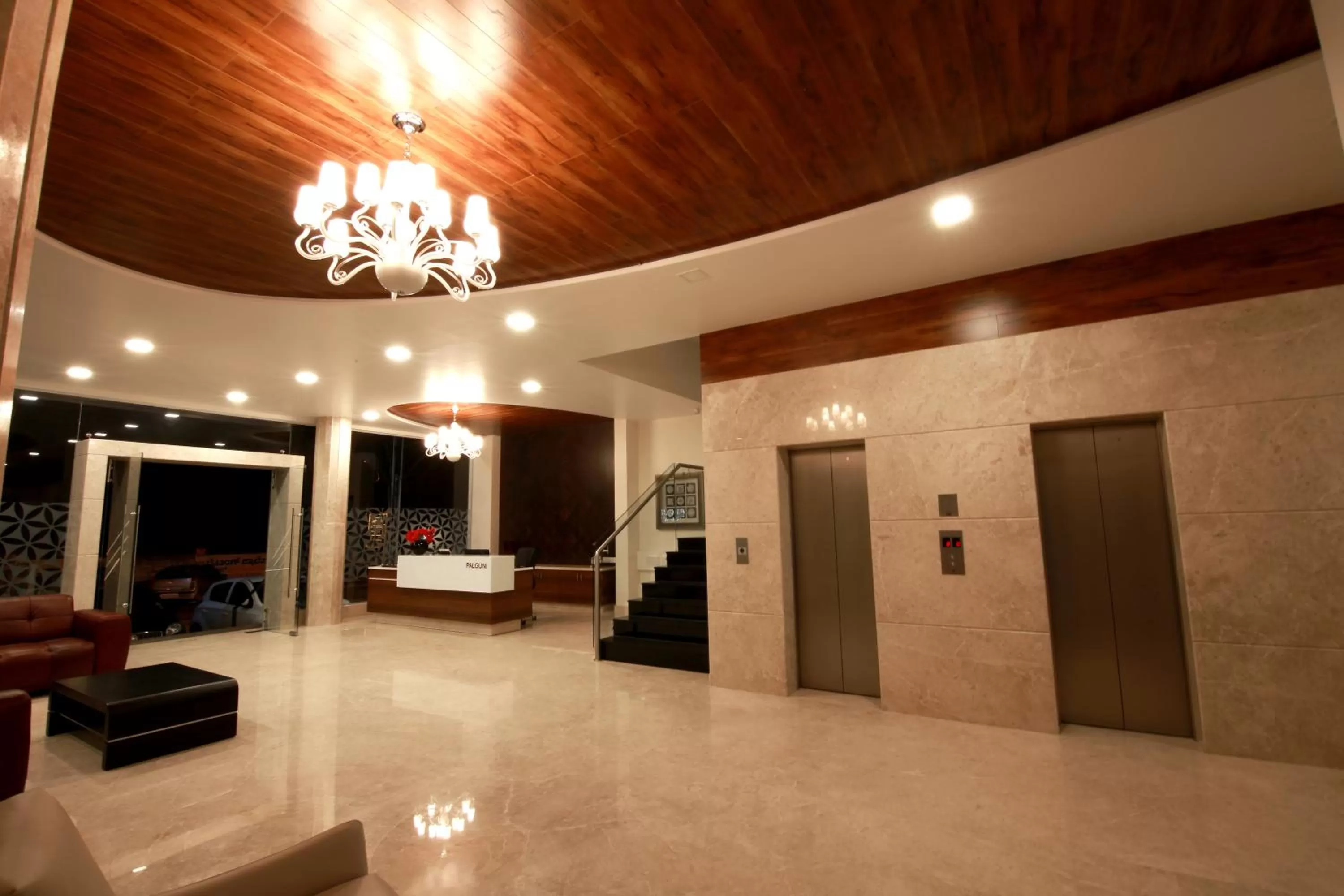 Lobby or reception in Palguni Residency