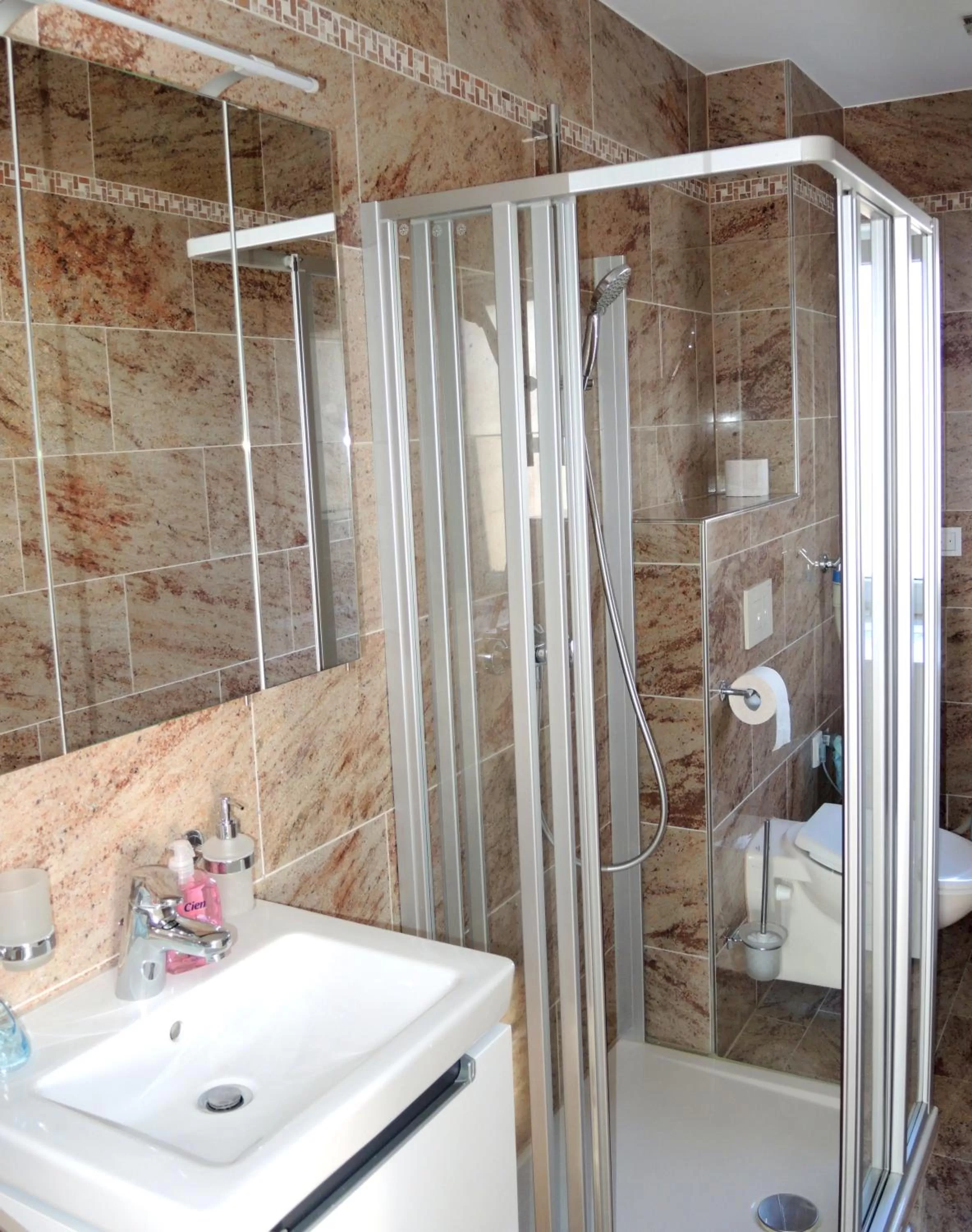 Bathroom in Merkel Villa Apartamente