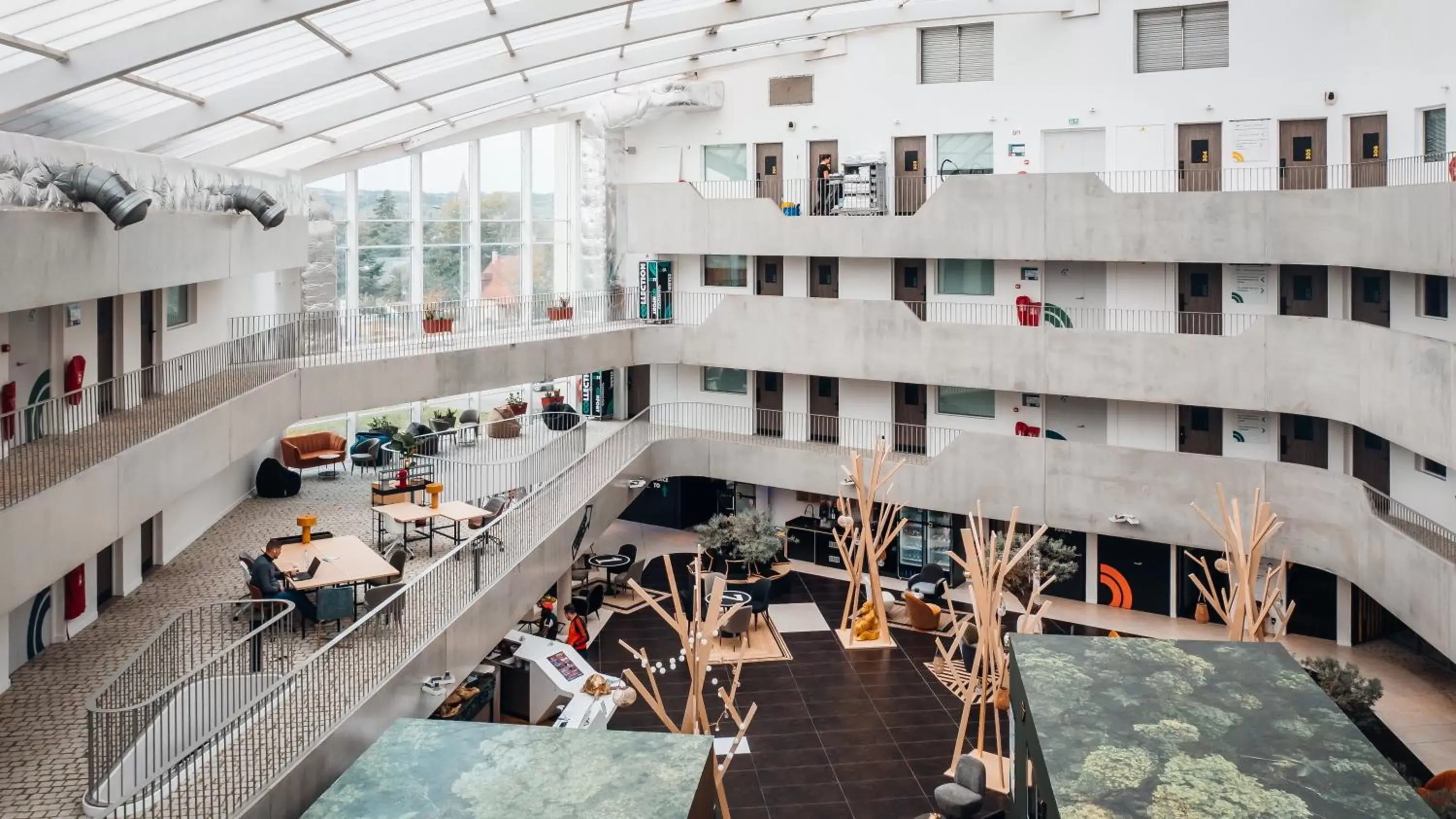 Lobby or reception in COWOOL Cergy