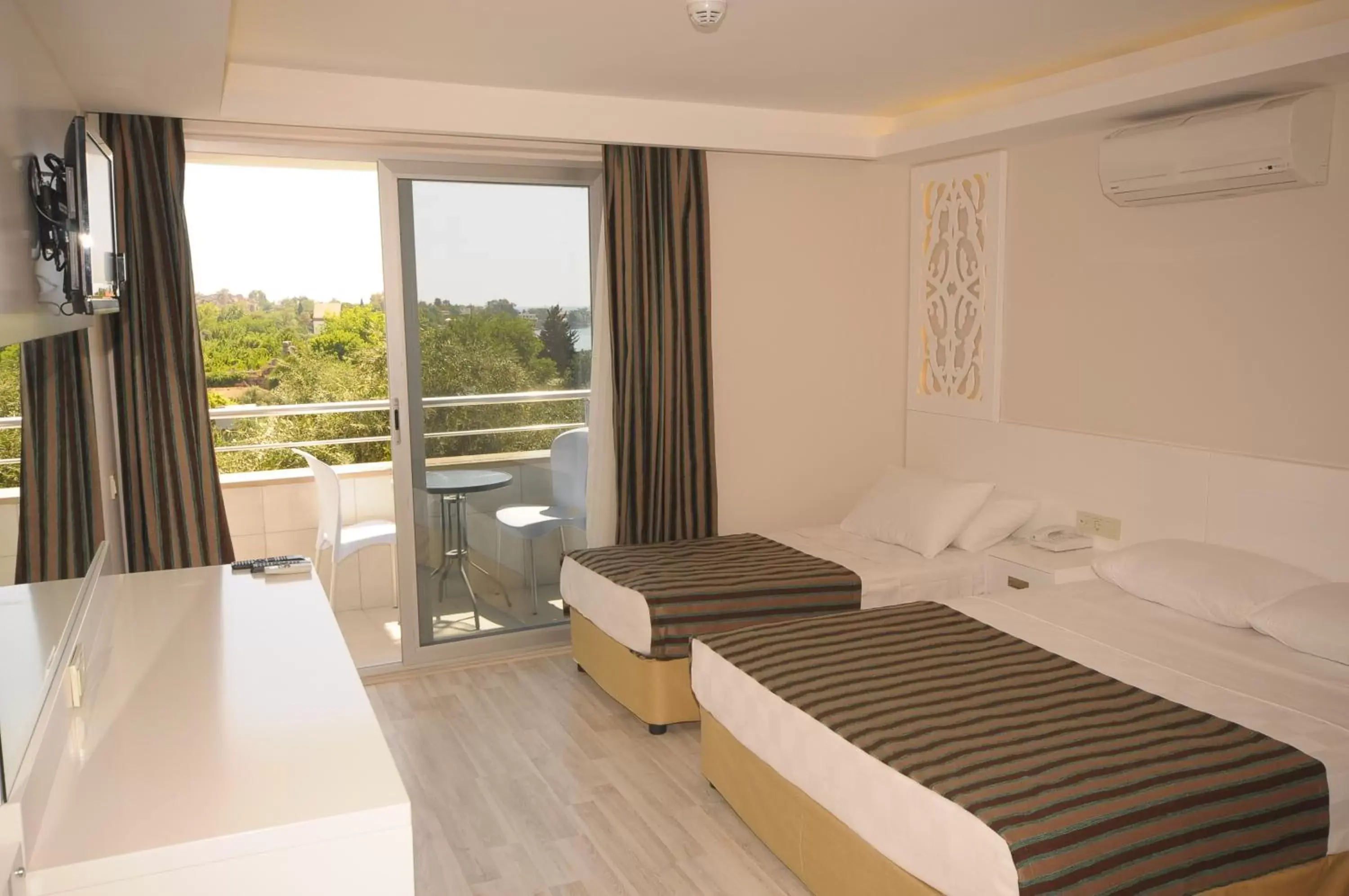 View (from property/room), Bed in Aura Boutique Hotel View (from property/room), Bed in Aura Boutique Hotel