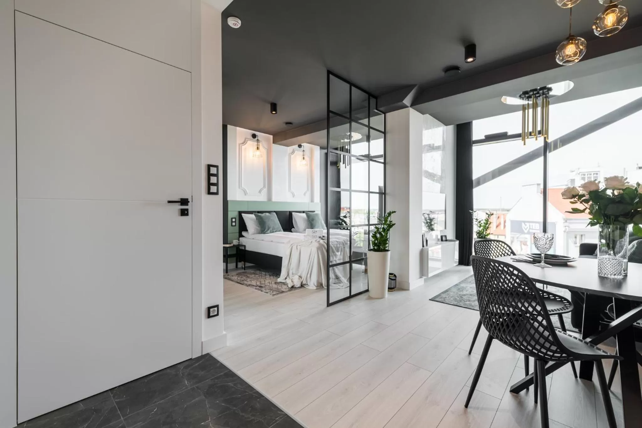 Living room in Q18 ApartHotel