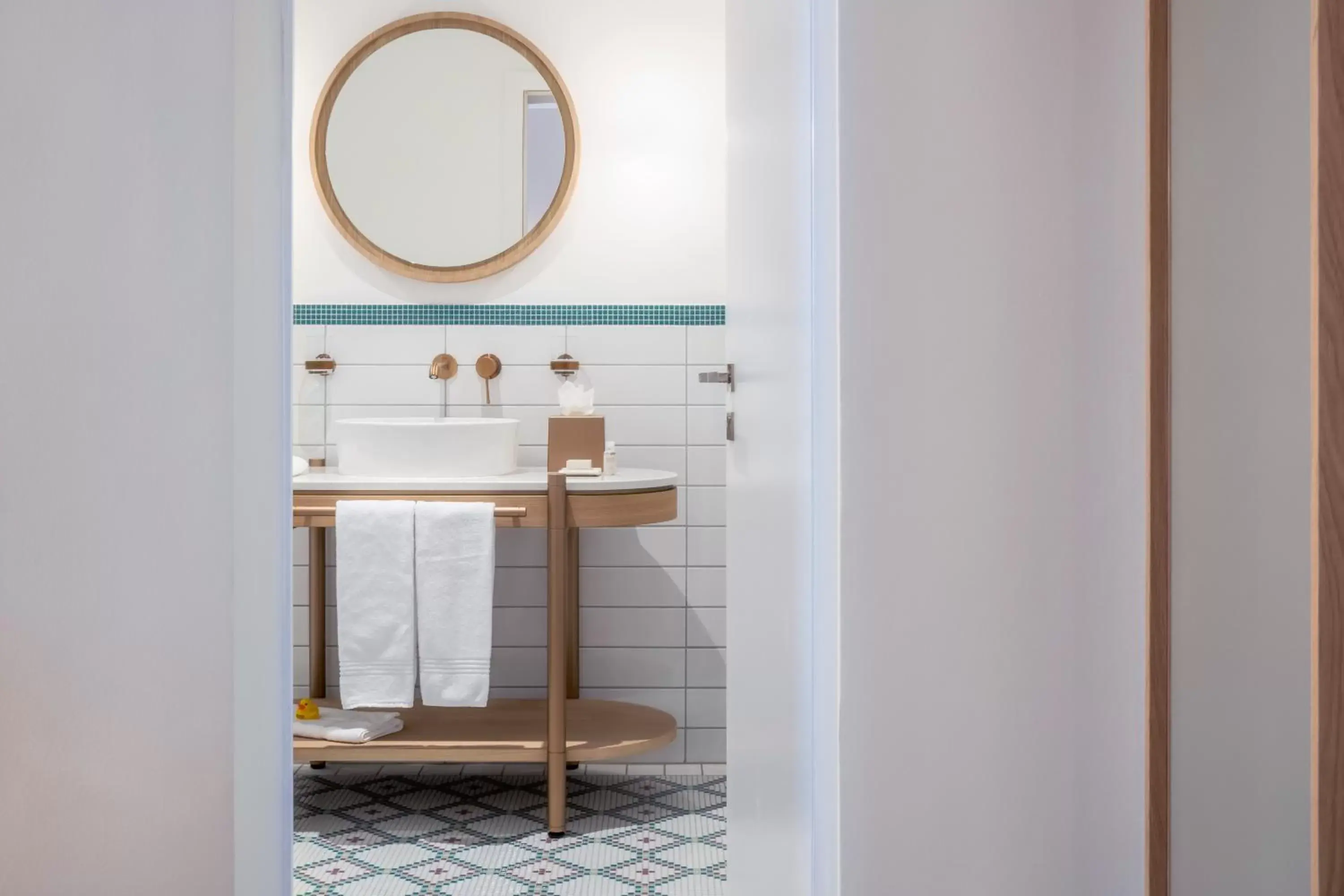 Bathroom in Art Deco Hotel Montana Luzern