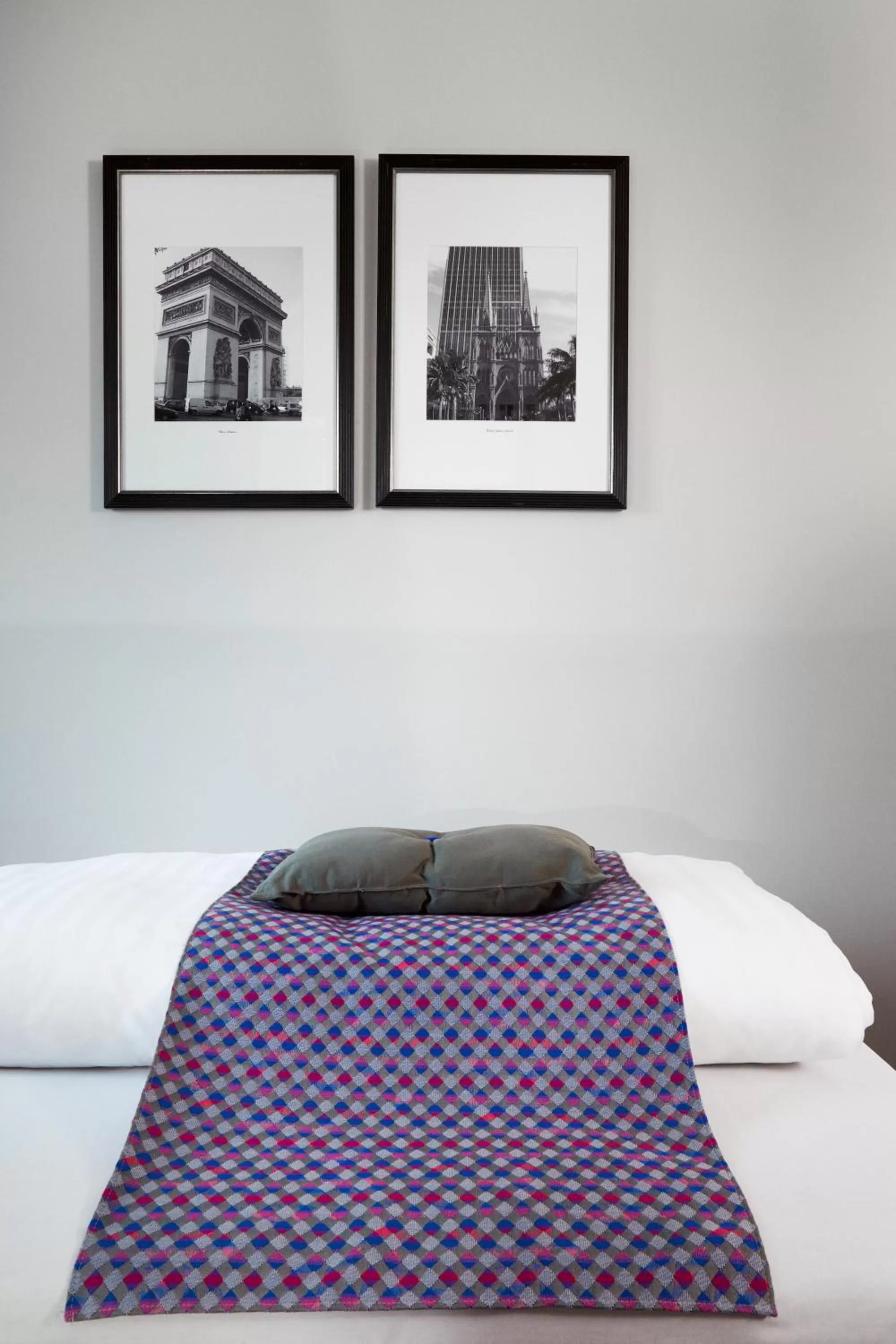 Bed in Hotel Cabinn Vejle