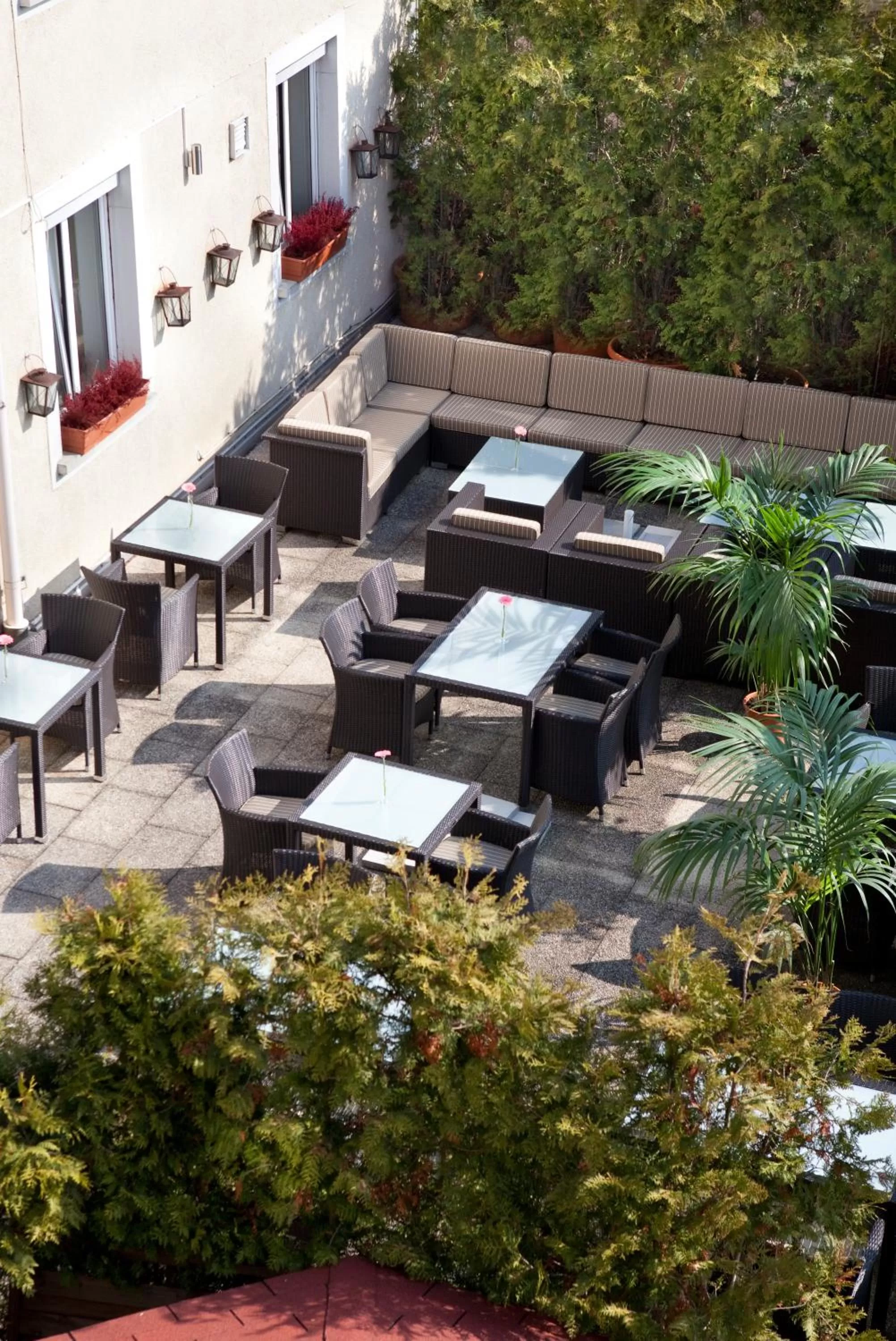 Balcony/Terrace in Stadthotel Freiburg Kolping Hotels & Resorts